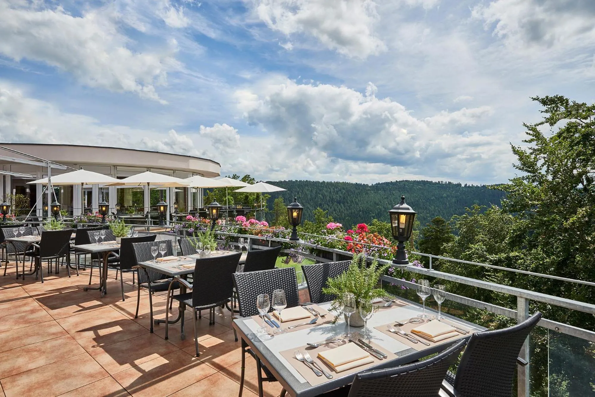 Balcony/Terrace in Hotel Kronelamm im Schwarzwald