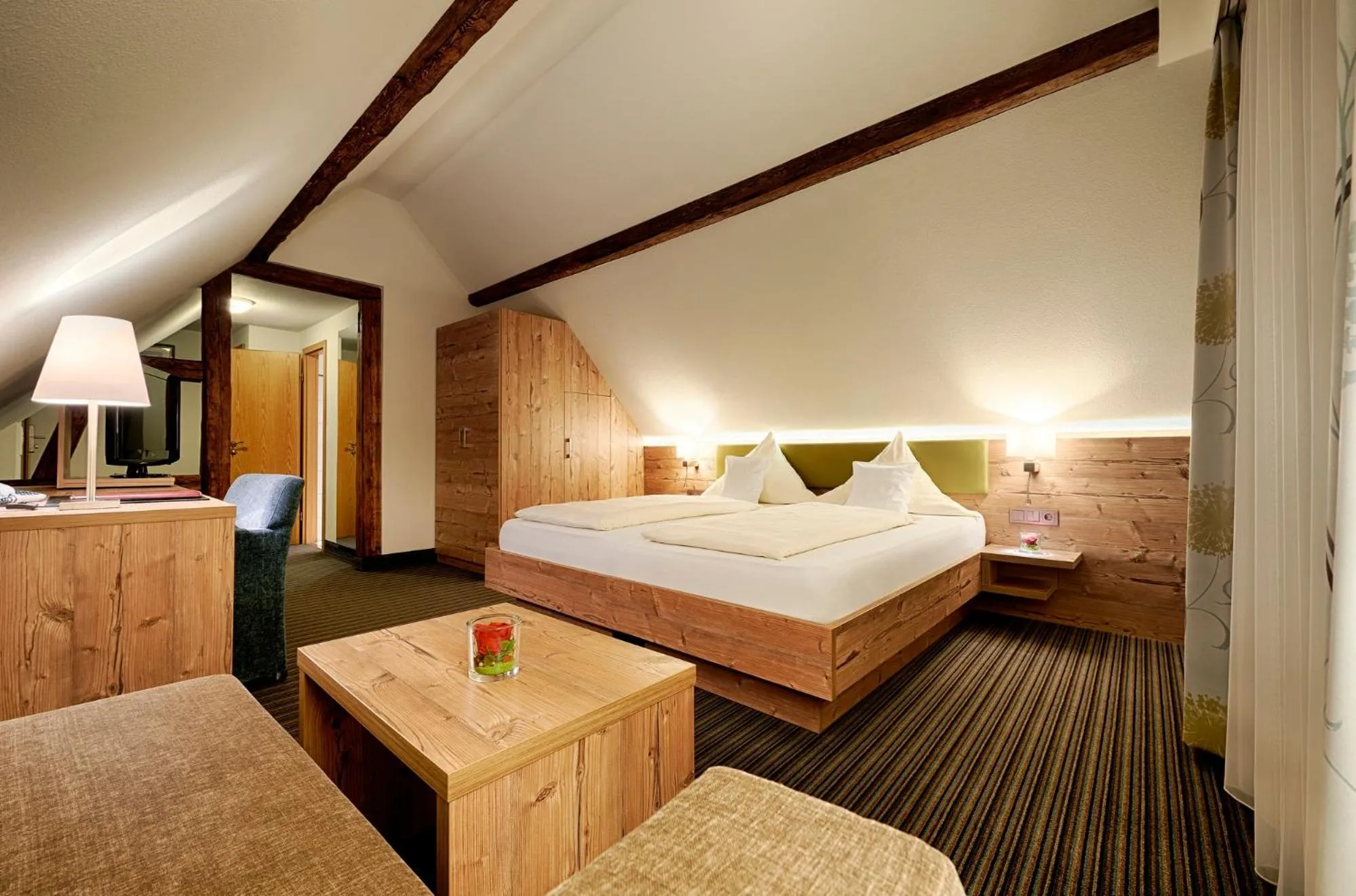 Photo of the whole room, Bed in Hotel Kronelamm im Schwarzwald
