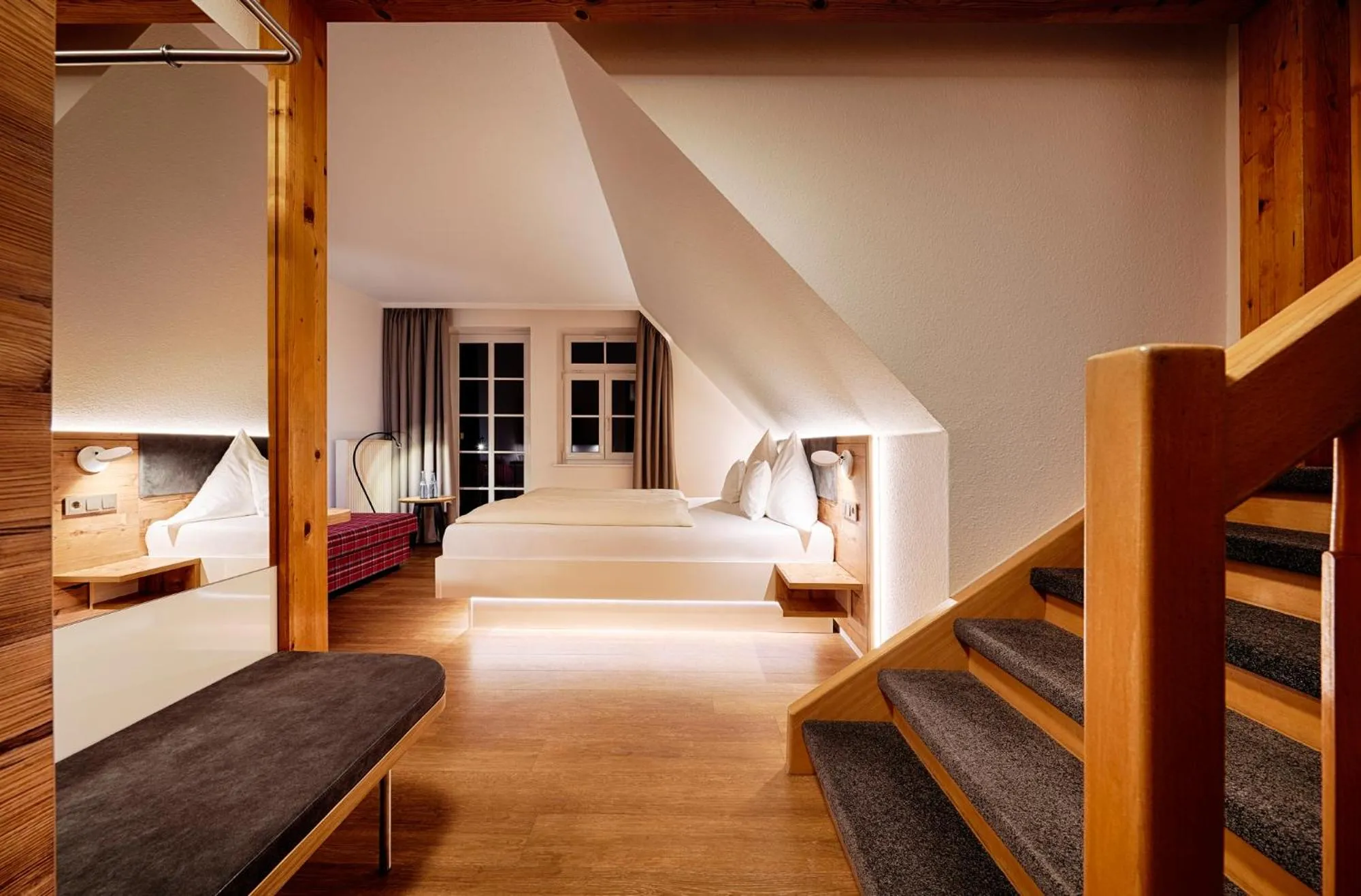 Photo of the whole room, Bed in Hotel Kronelamm im Schwarzwald