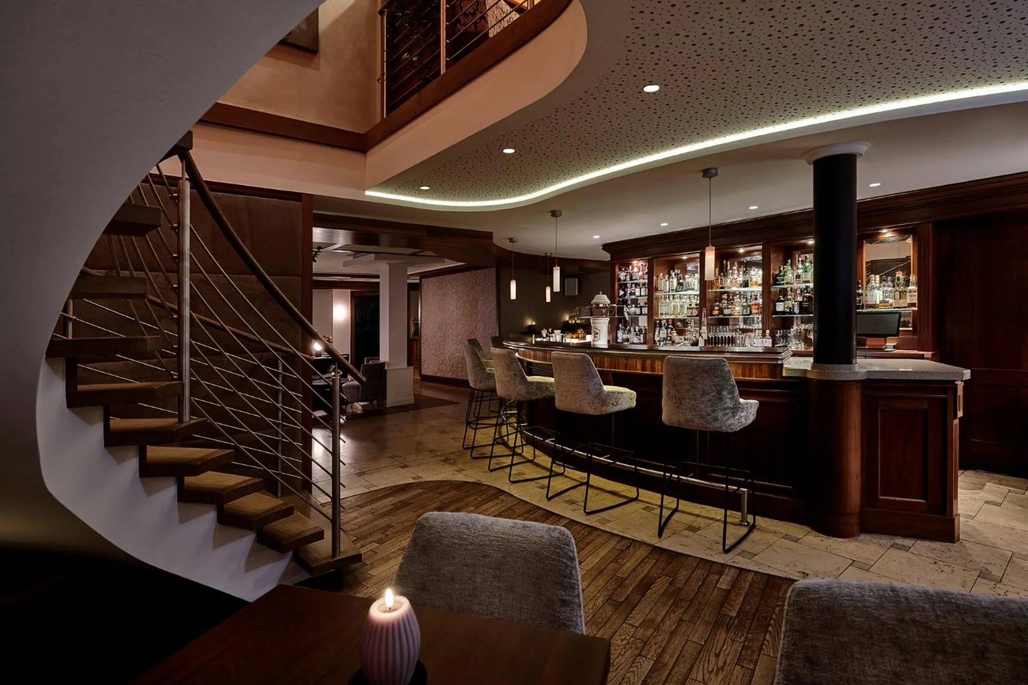 Lounge or bar in Hotel Kronelamm im Schwarzwald