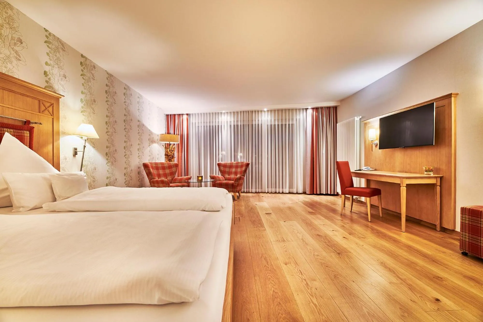 Photo of the whole room, Bed in Hotel Kronelamm im Schwarzwald