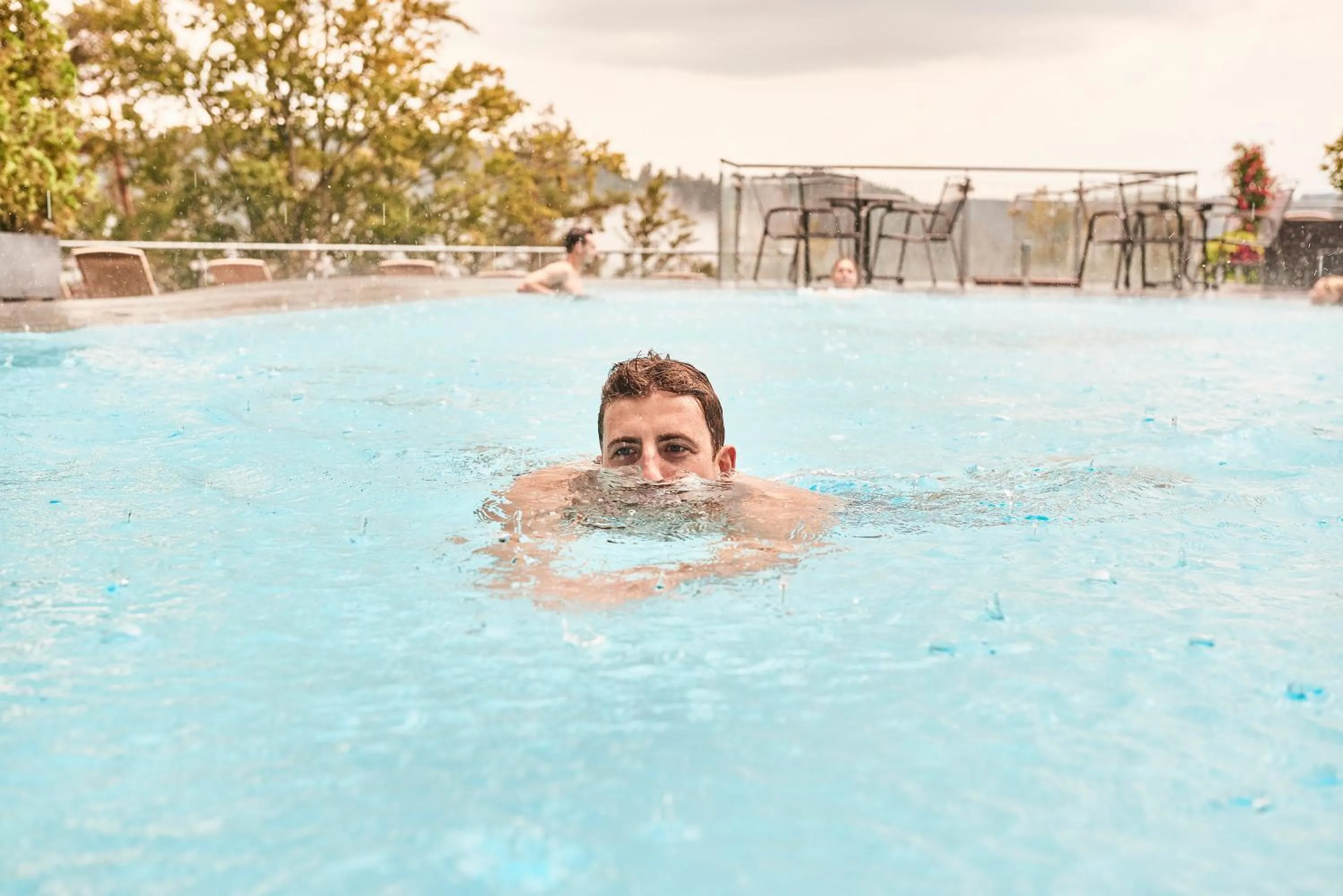 Swimming pool in Hotel Kronelamm im Schwarzwald