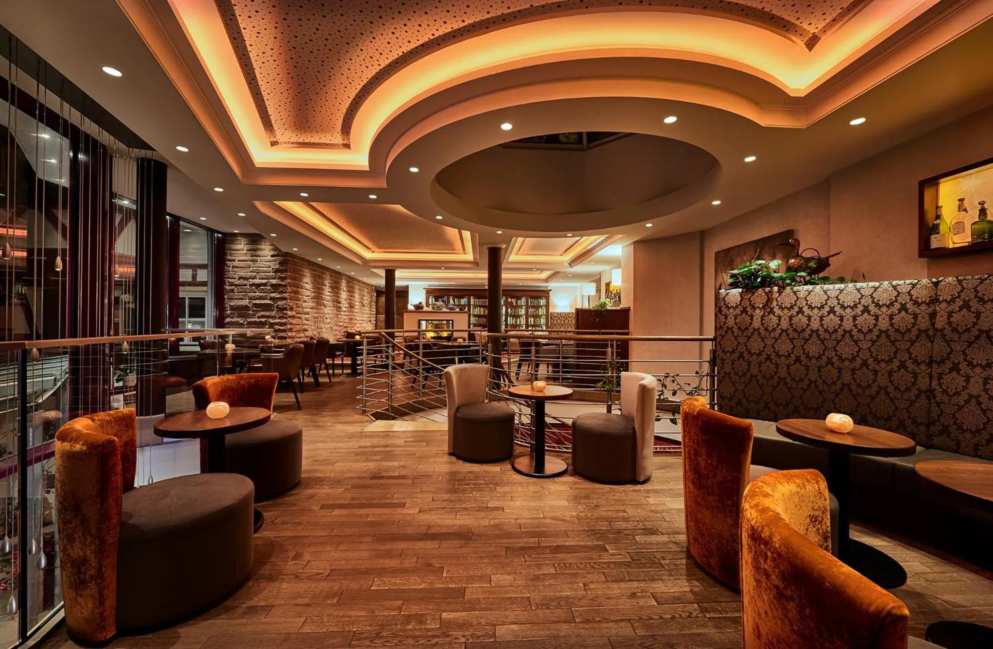 Lounge or bar in Hotel Kronelamm im Schwarzwald