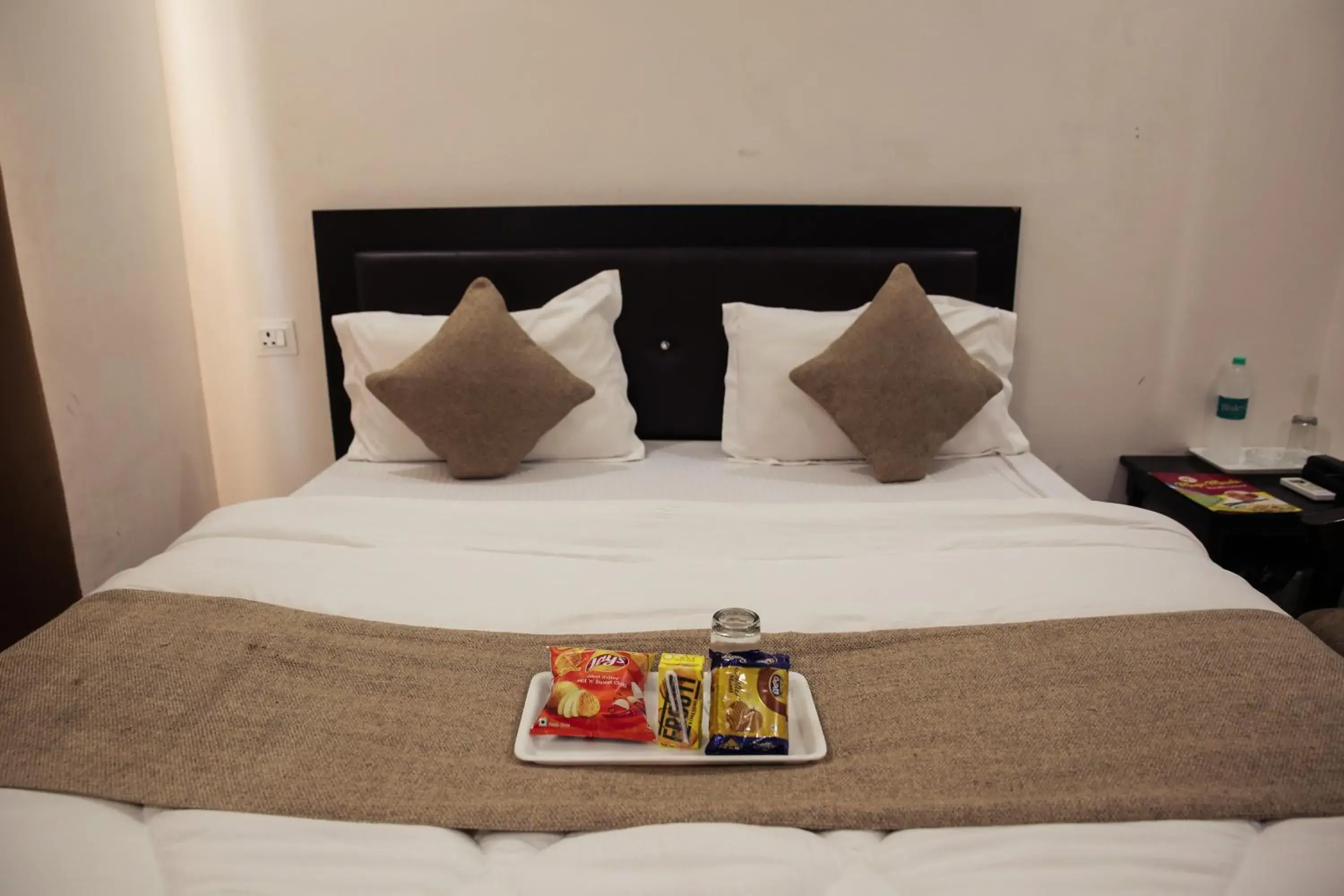 Bed in HOTEL SATYA Bed in HOTEL SATYA