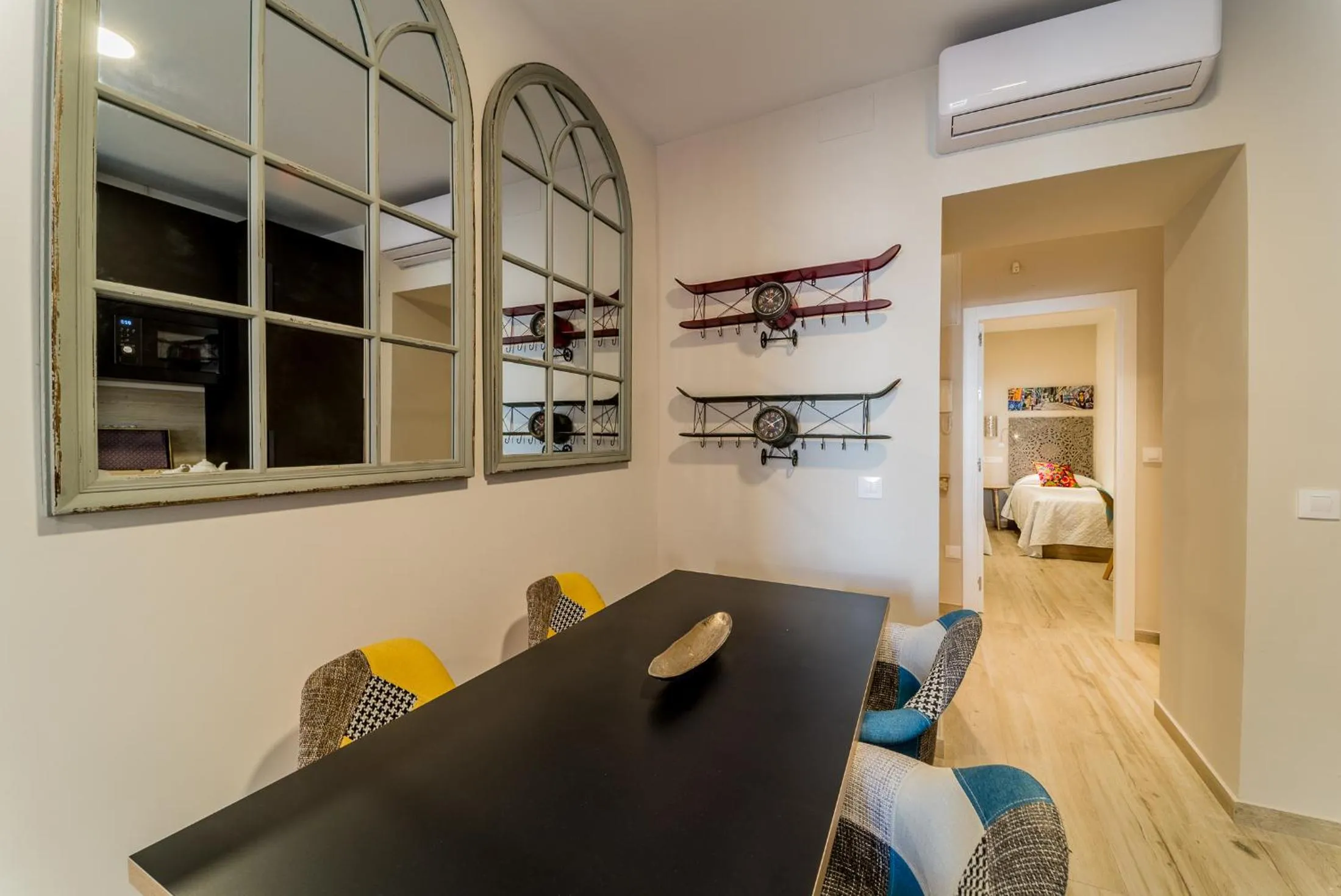 Living room, Bed in Suite Capitán 2
