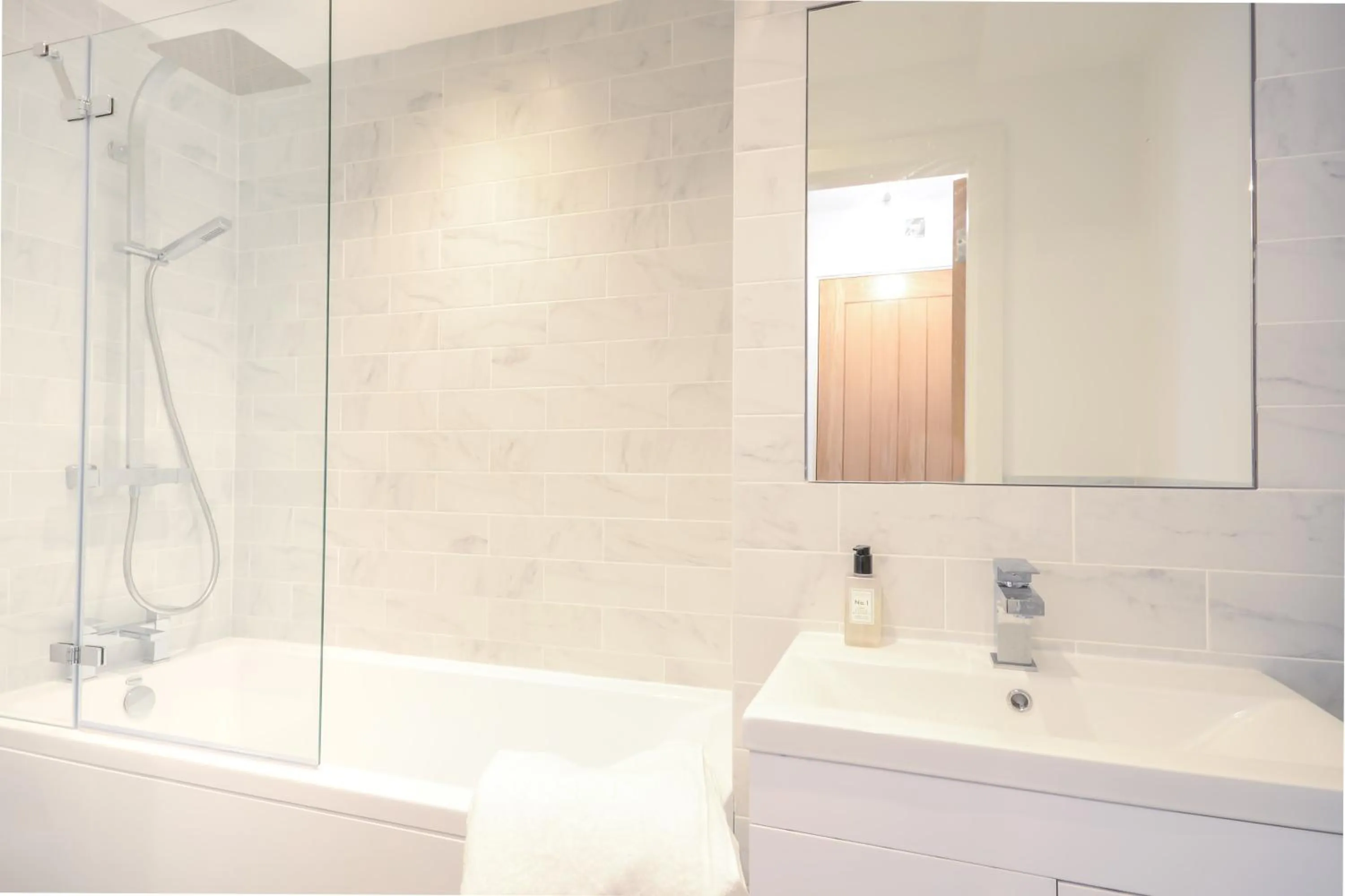 Shower in Concorde House Luxury Apartments - Chester