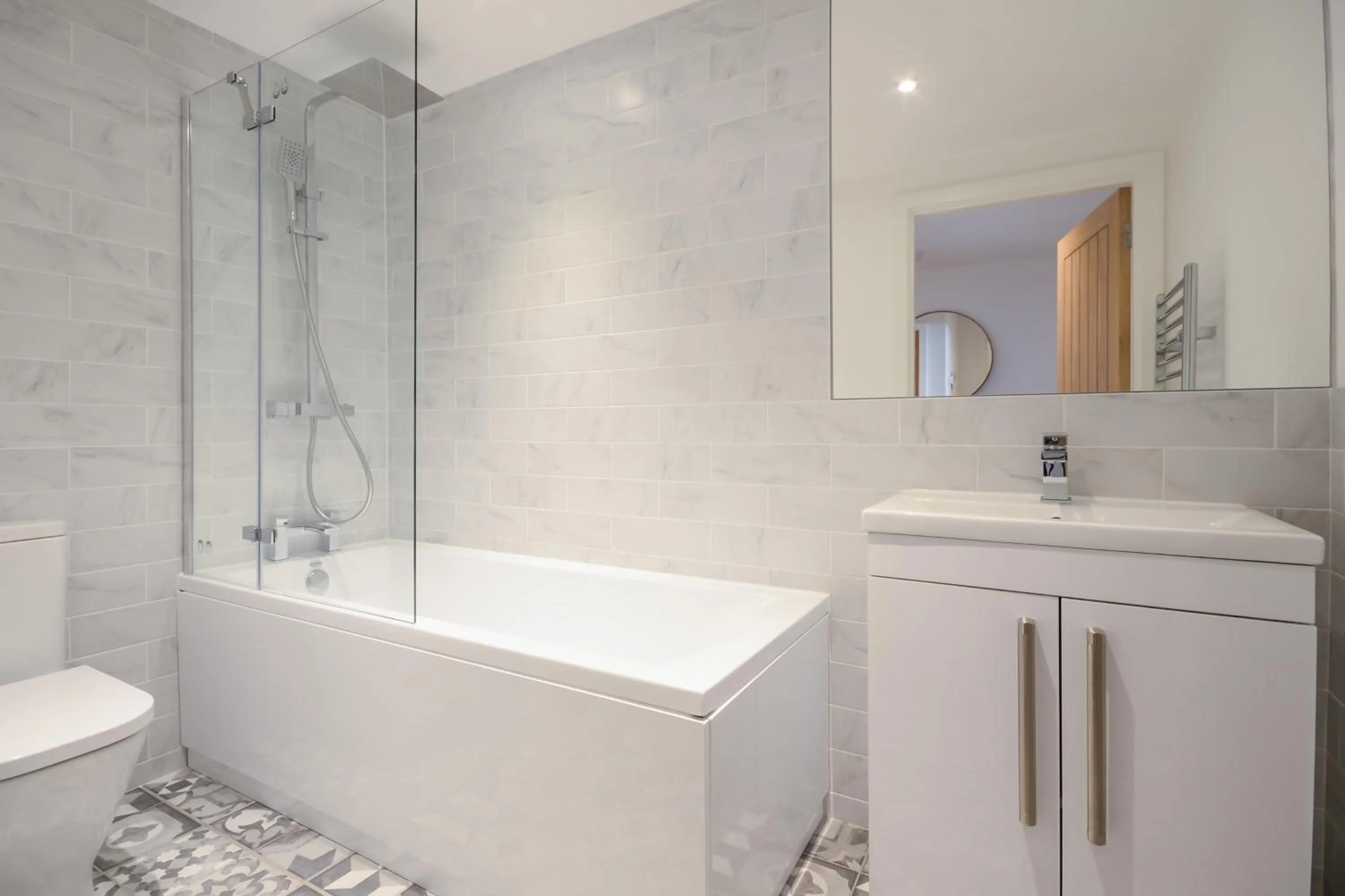 Shower in Concorde House Luxury Apartments - Chester