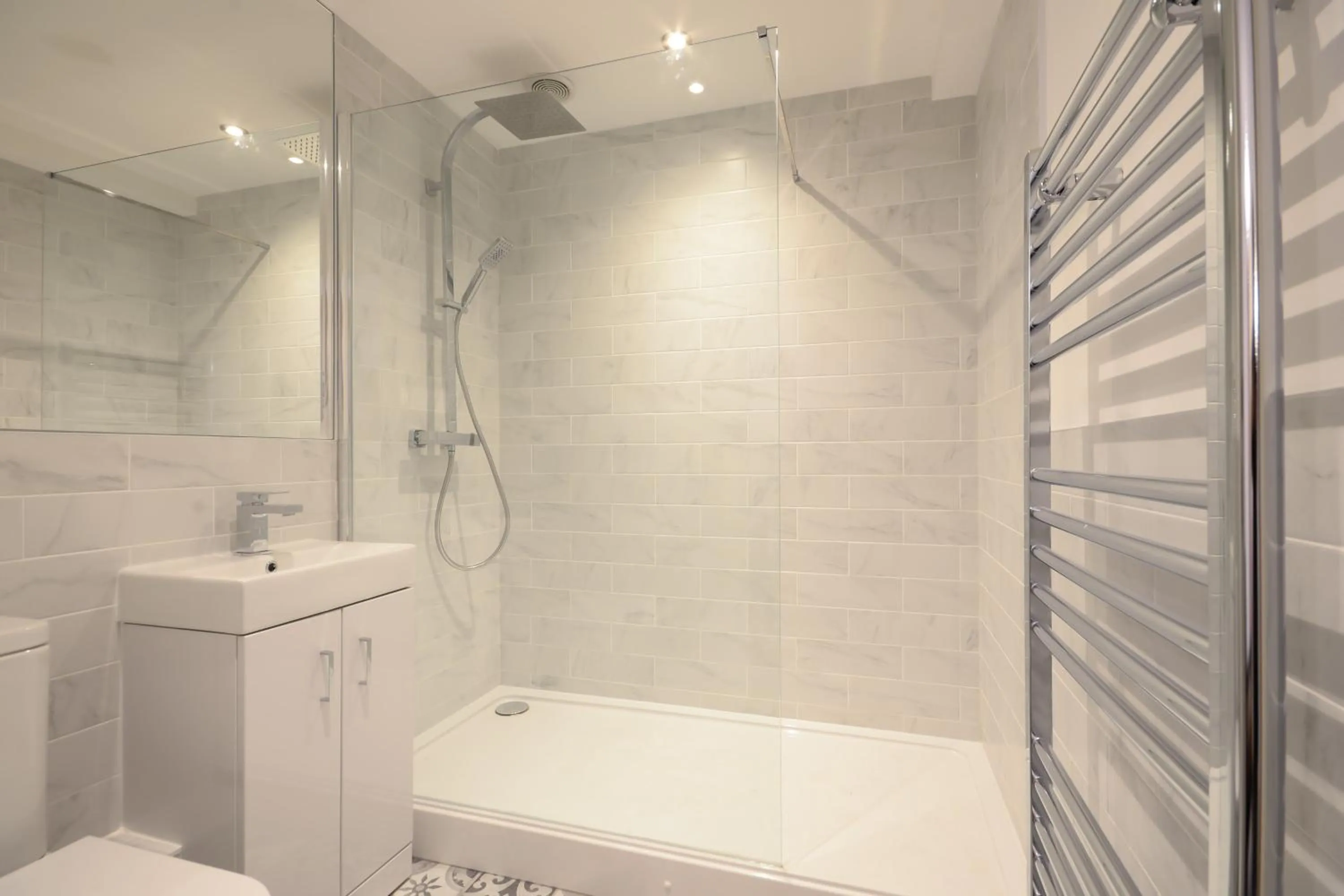 Shower in Concorde House Luxury Apartments - Chester