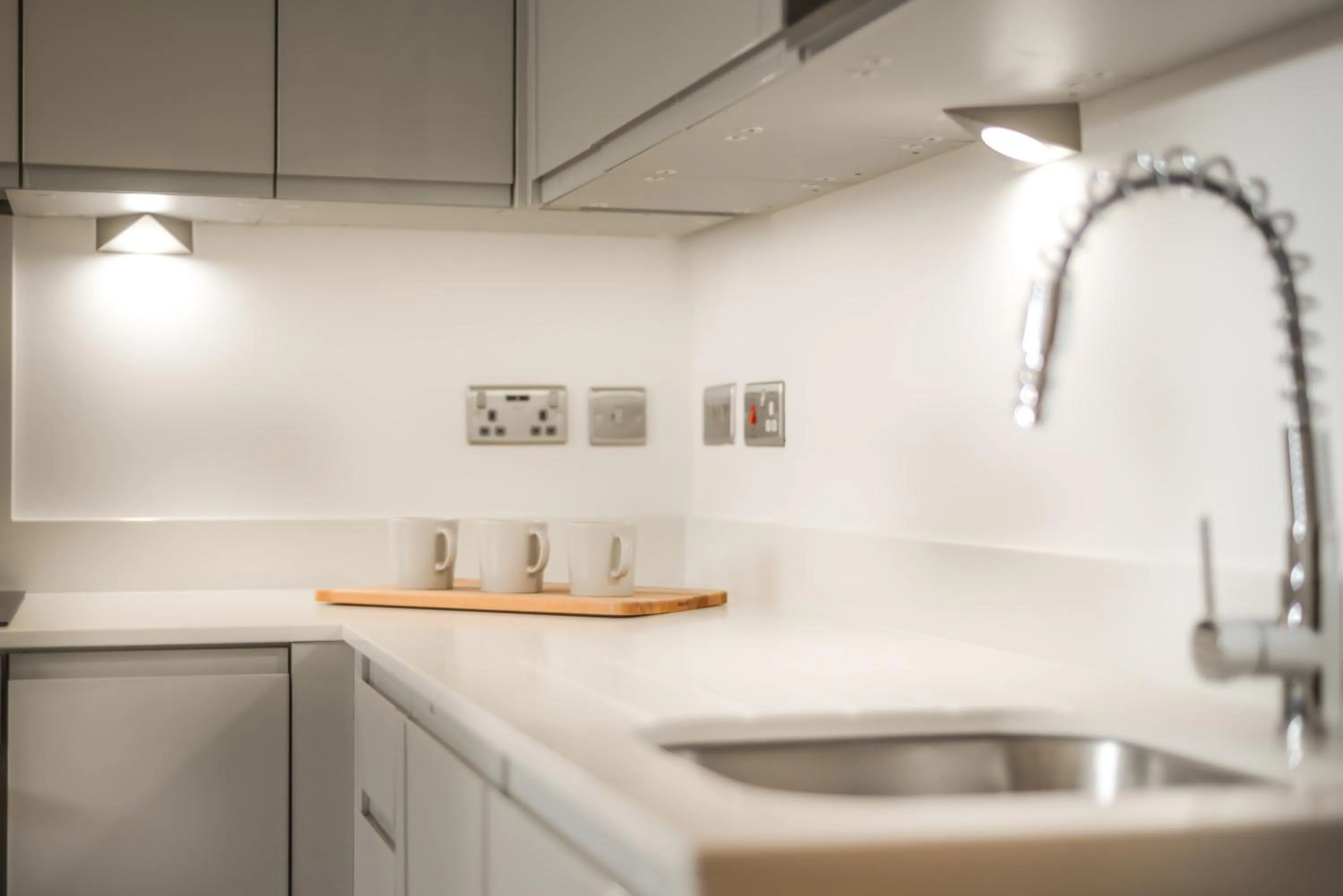 Kitchen or kitchenette in Concorde House Luxury Apartments - Chester