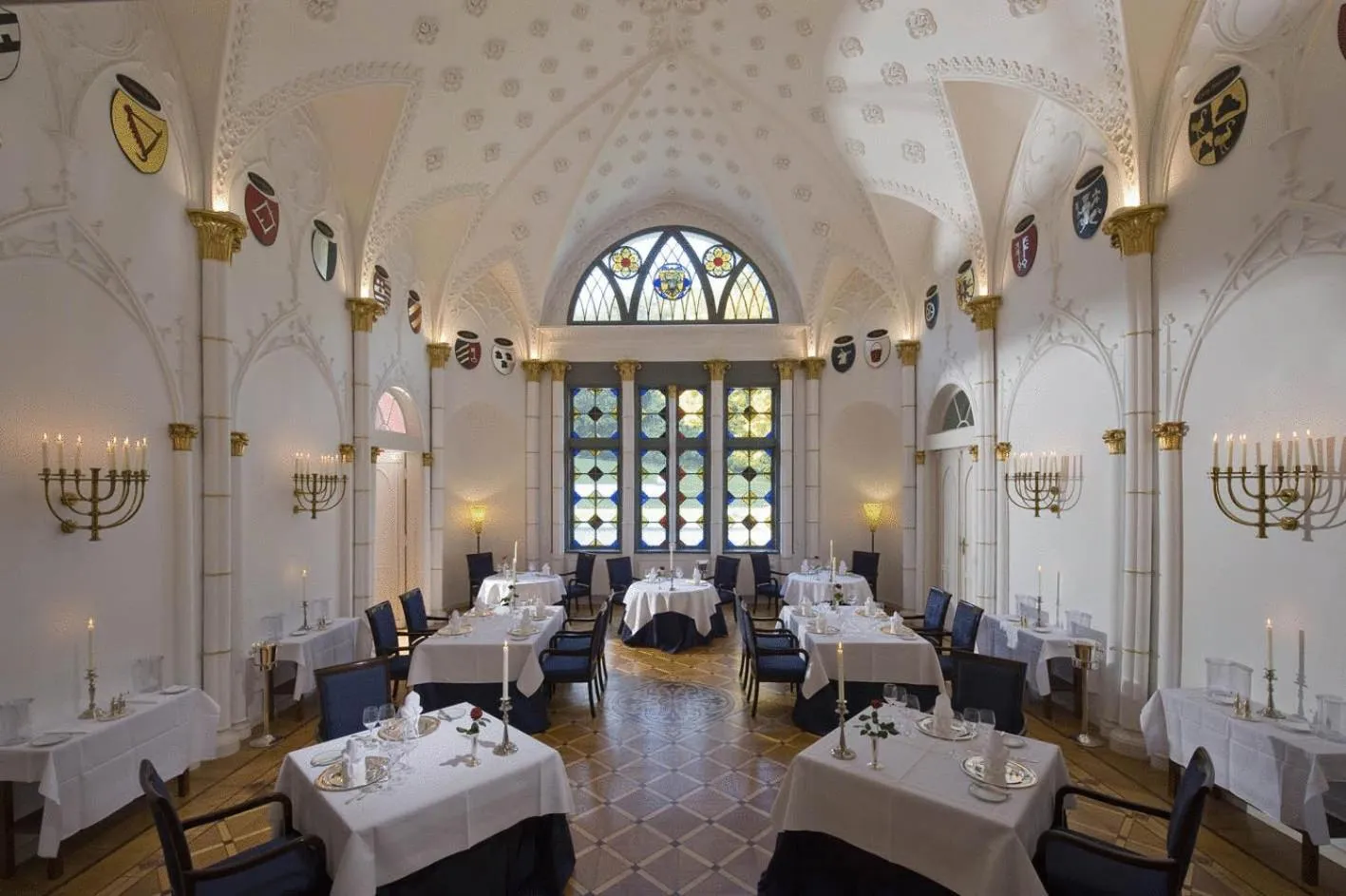 Restaurant/places to eat in Schlosshotel Burg Schlitz