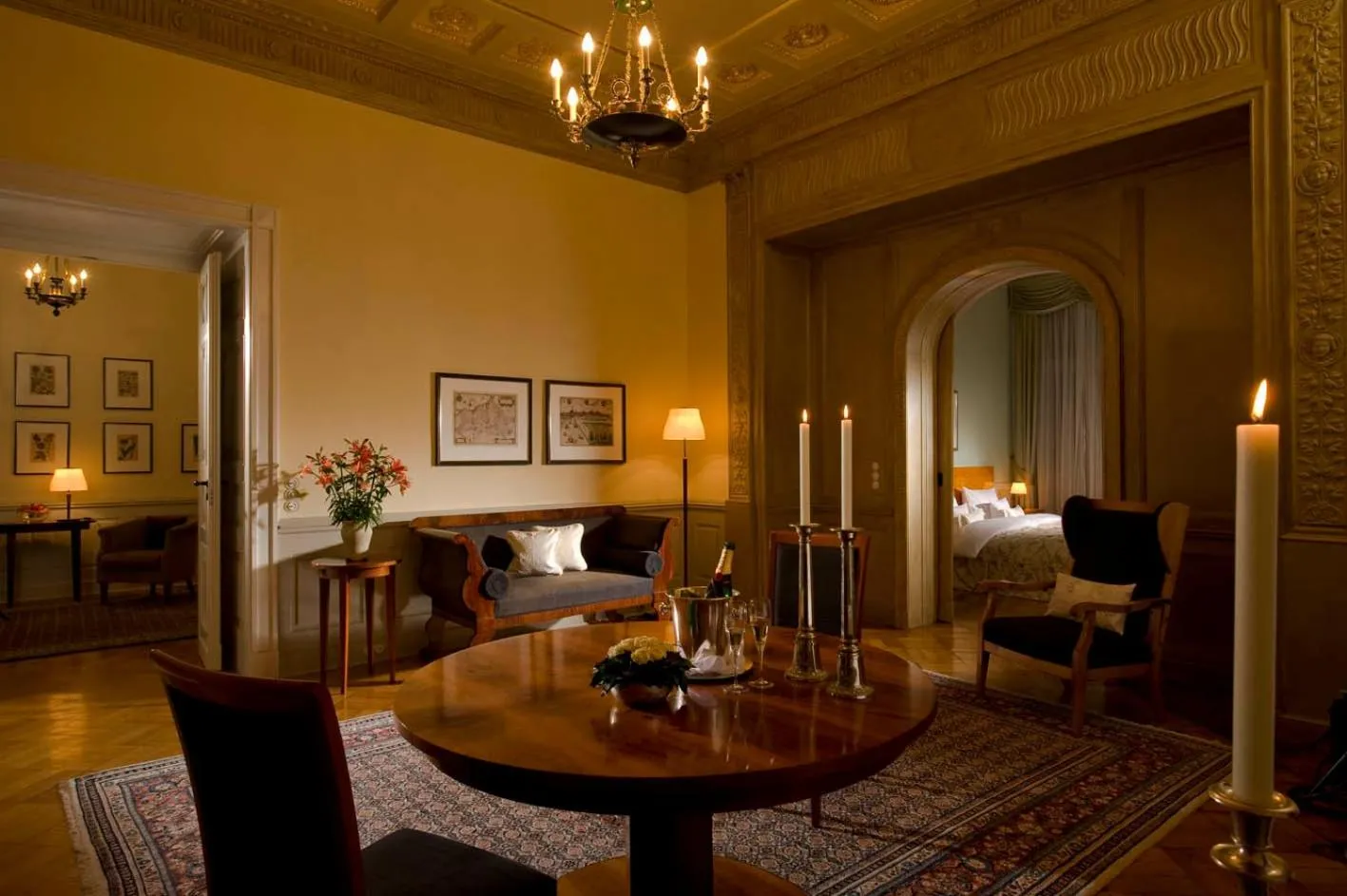 Living room in Schlosshotel Burg Schlitz