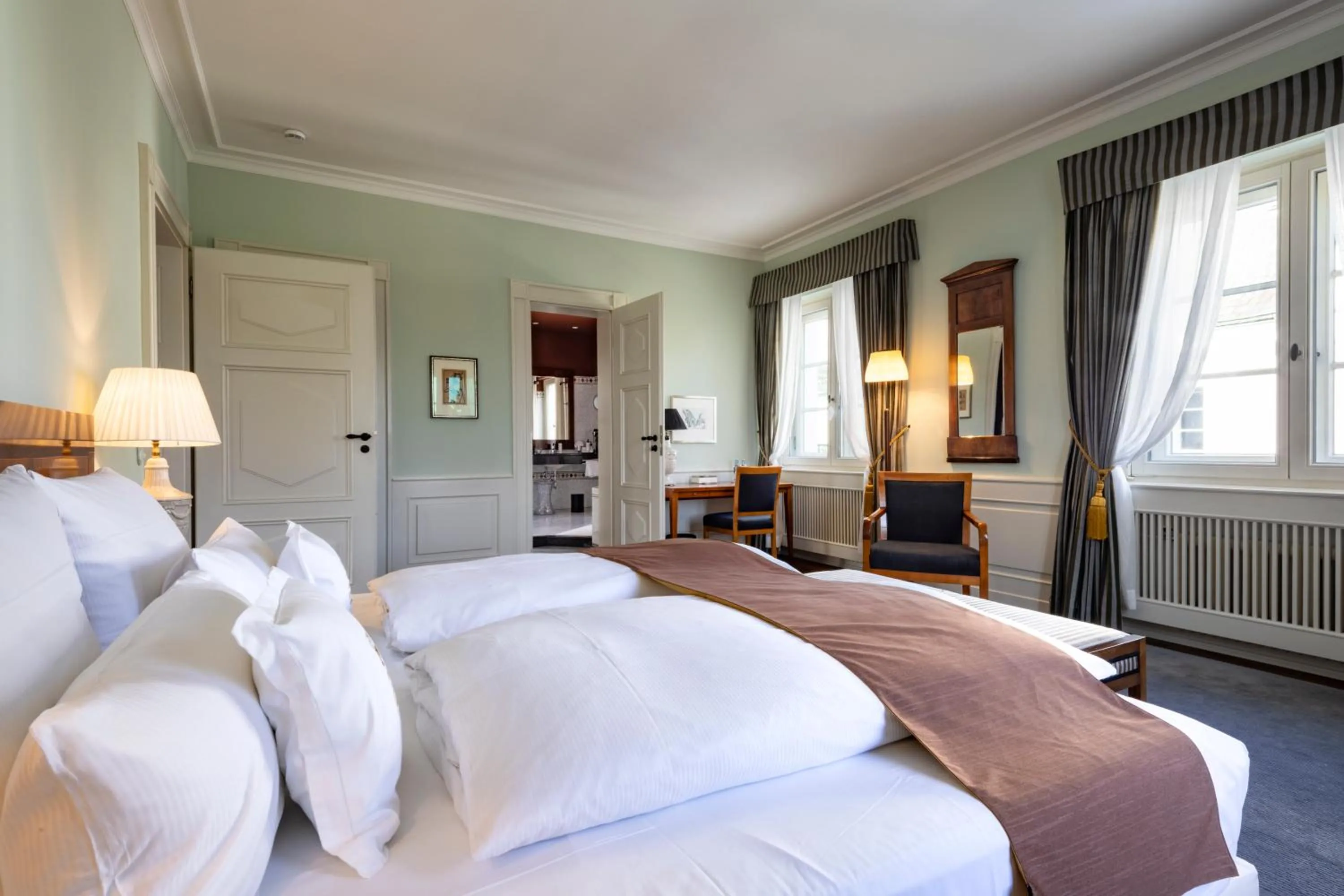 Bed in Schlosshotel Burg Schlitz