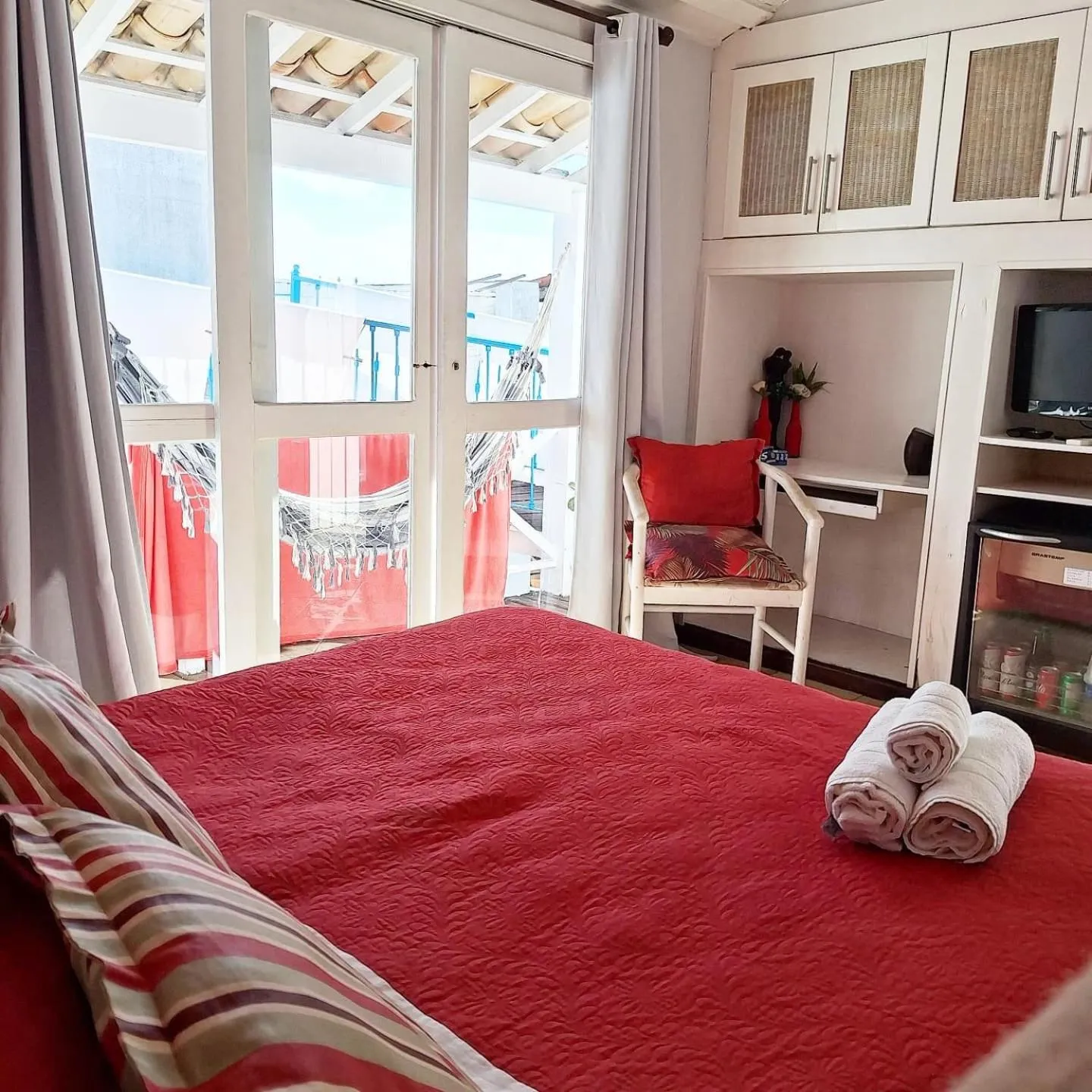 Bedroom, Bed in Porto Mar de Búzios