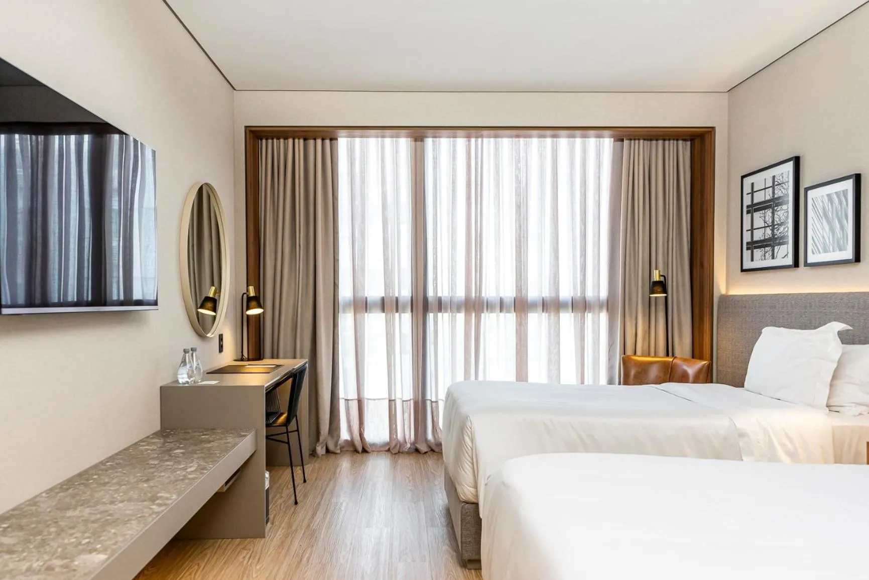 TV and multimedia, Bed in LK Design Hotel Florianópolis