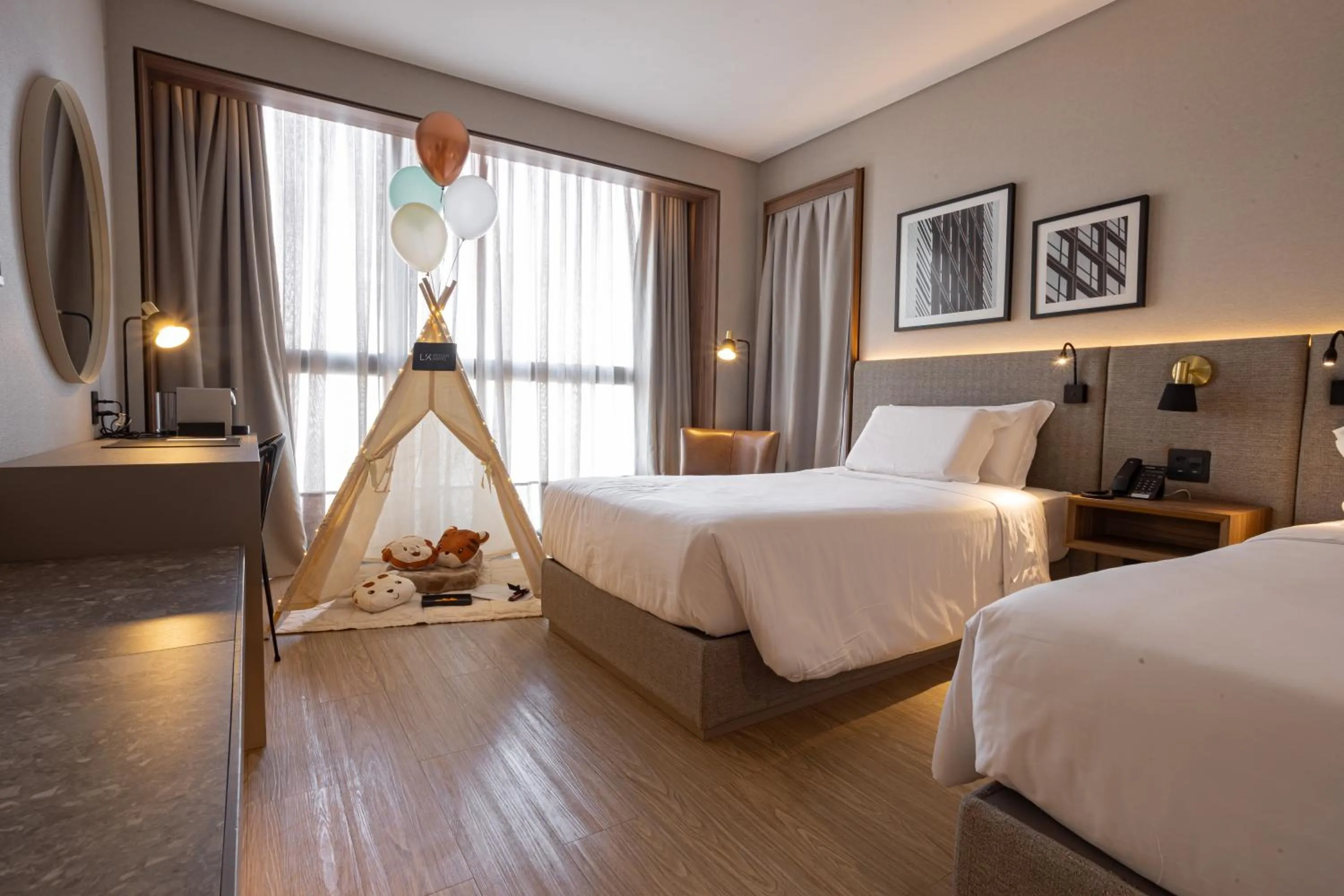 Bedroom, Bed in LK Design Hotel Florianópolis