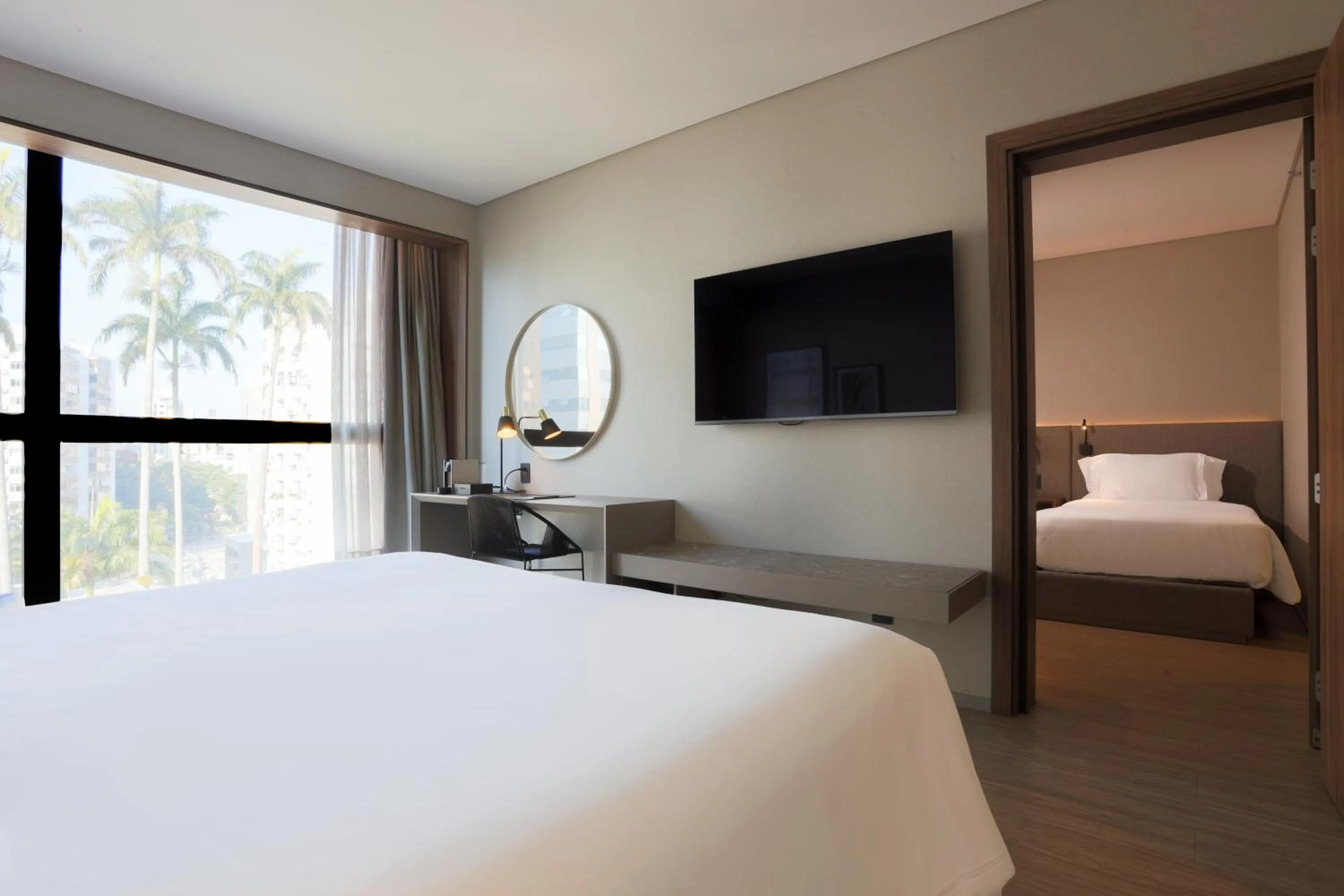 Photo of the whole room, Bed in LK Design Hotel Florianópolis