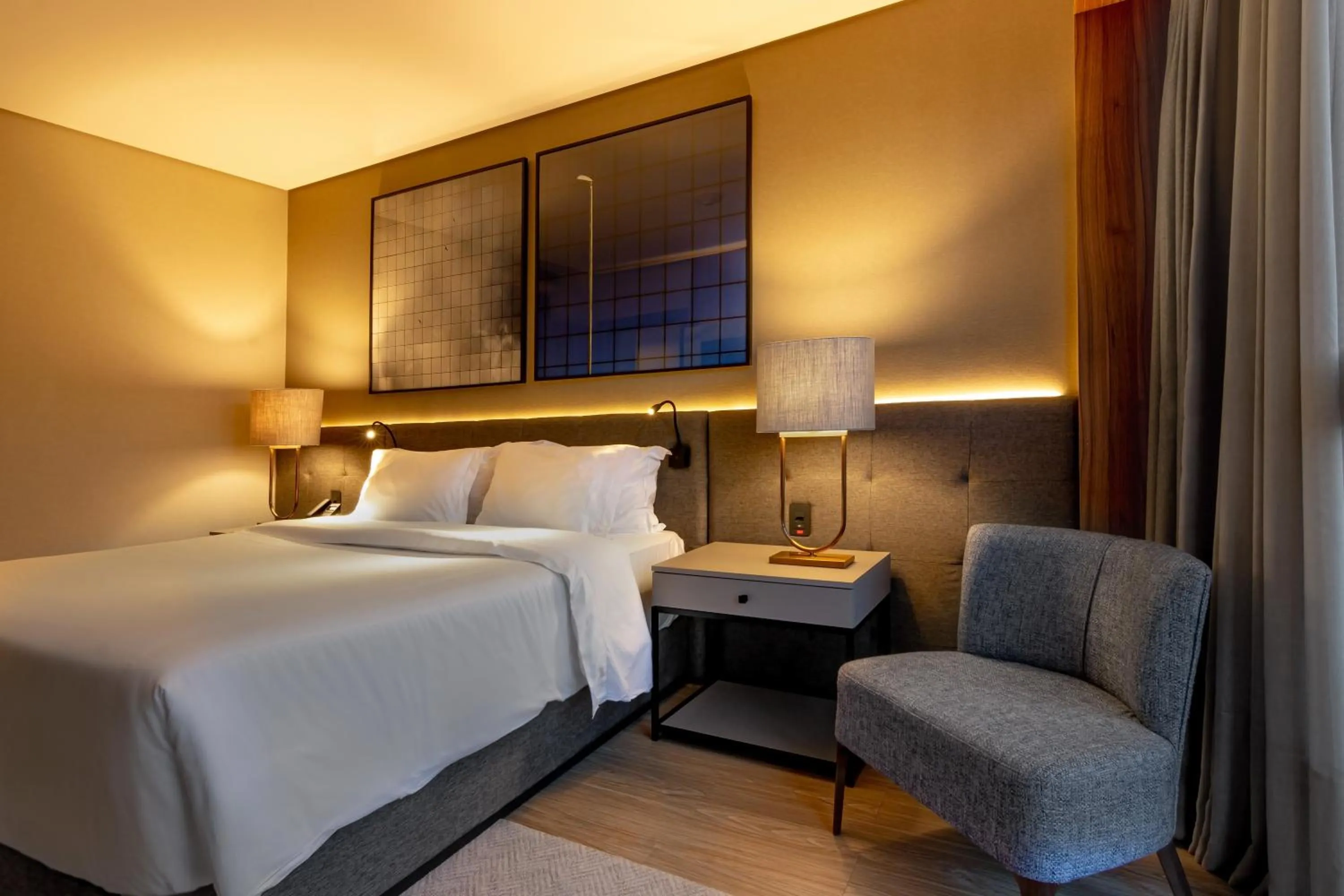 Bed in LK Design Hotel Florianópolis