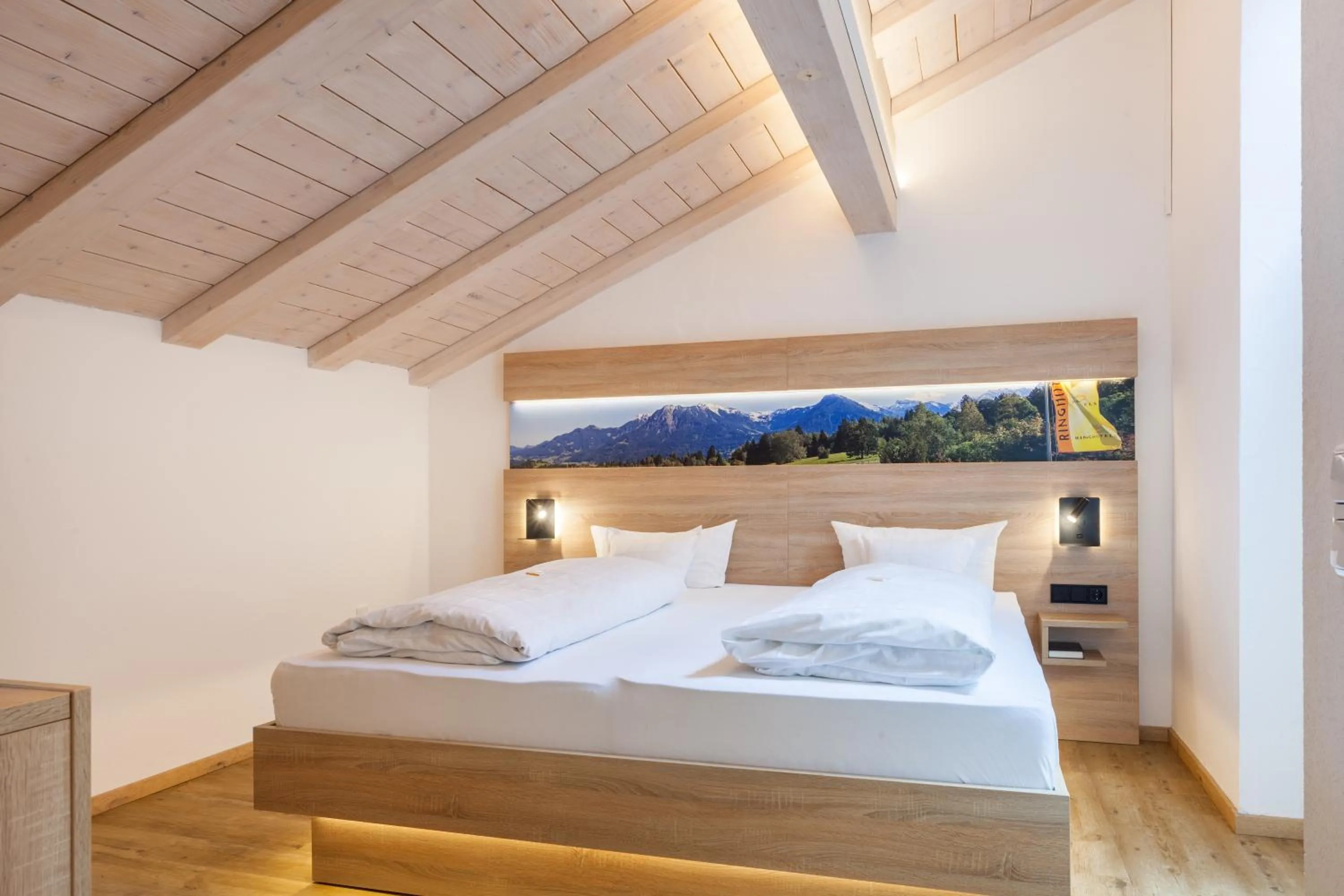 Bed in Ringhotel Nebelhornblick