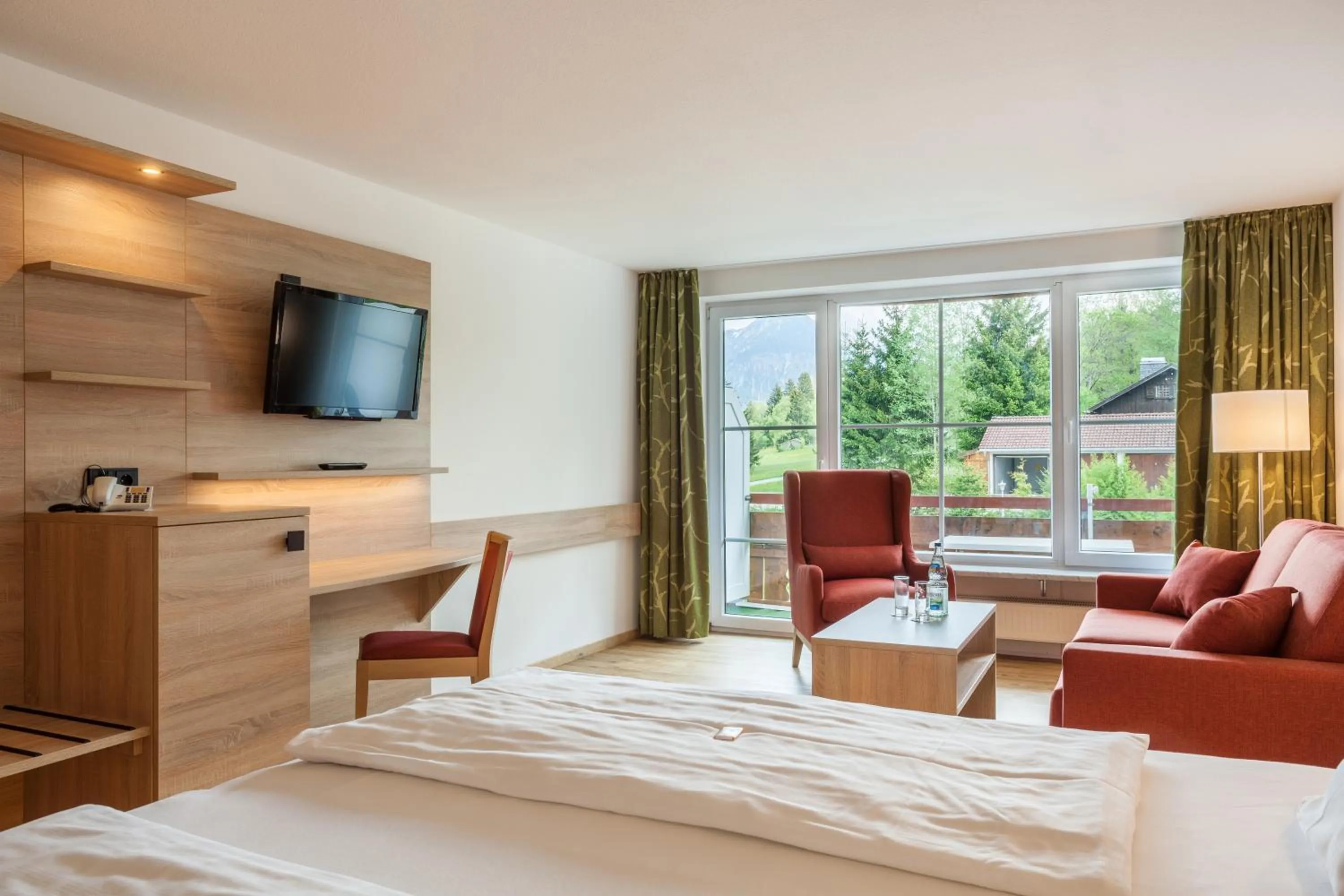 Bed in Ringhotel Nebelhornblick