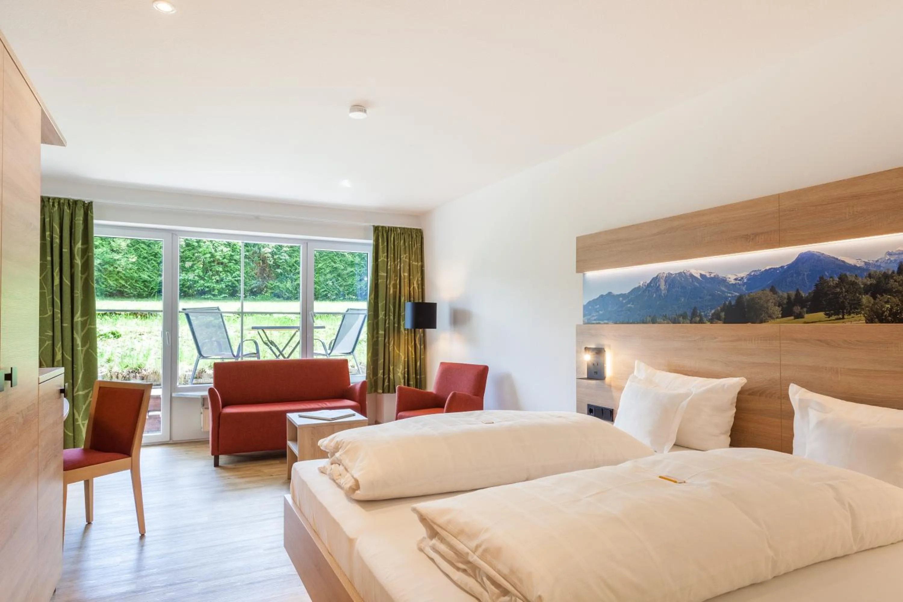 Bed in Ringhotel Nebelhornblick