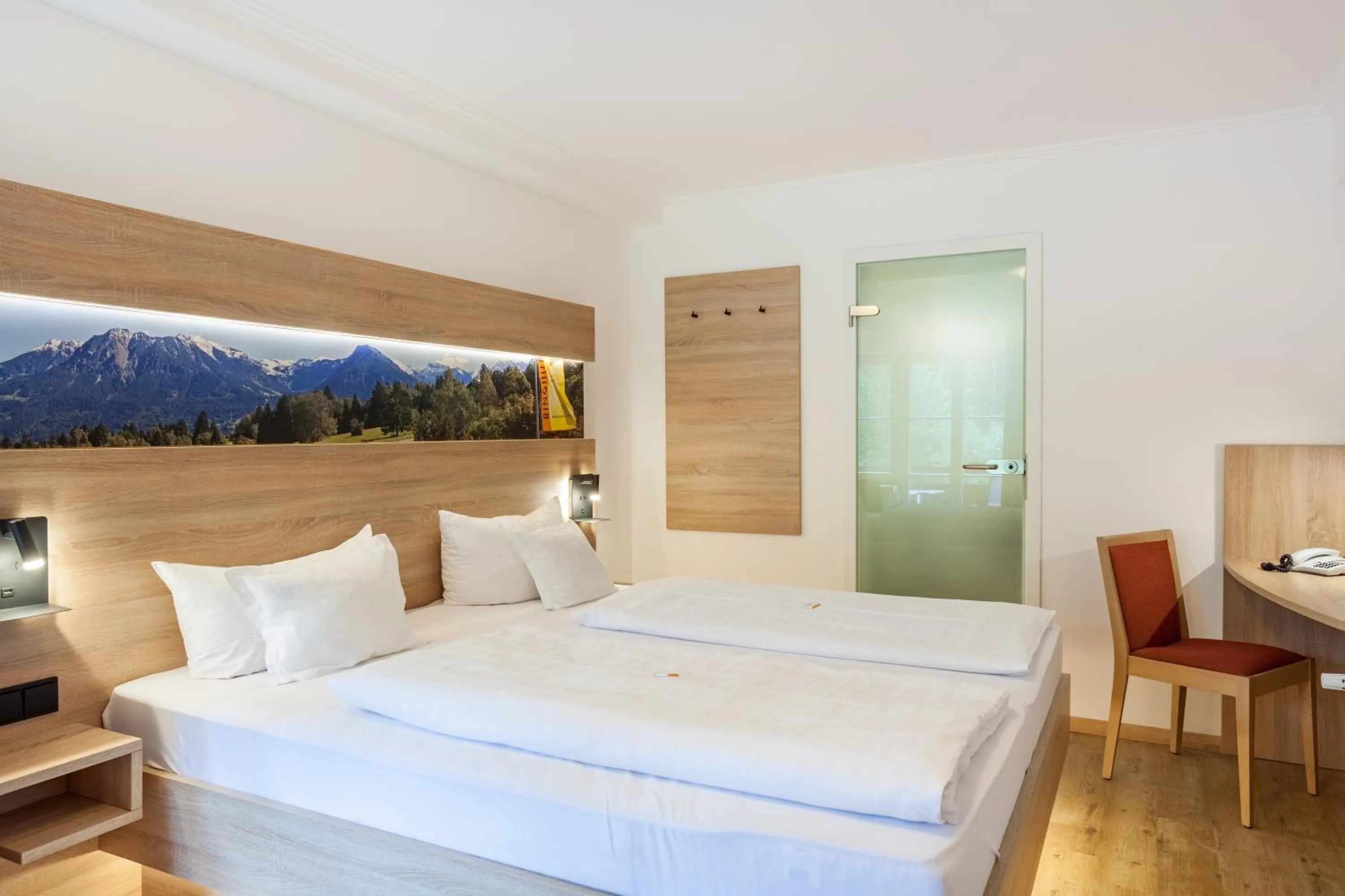 Bed in Ringhotel Nebelhornblick