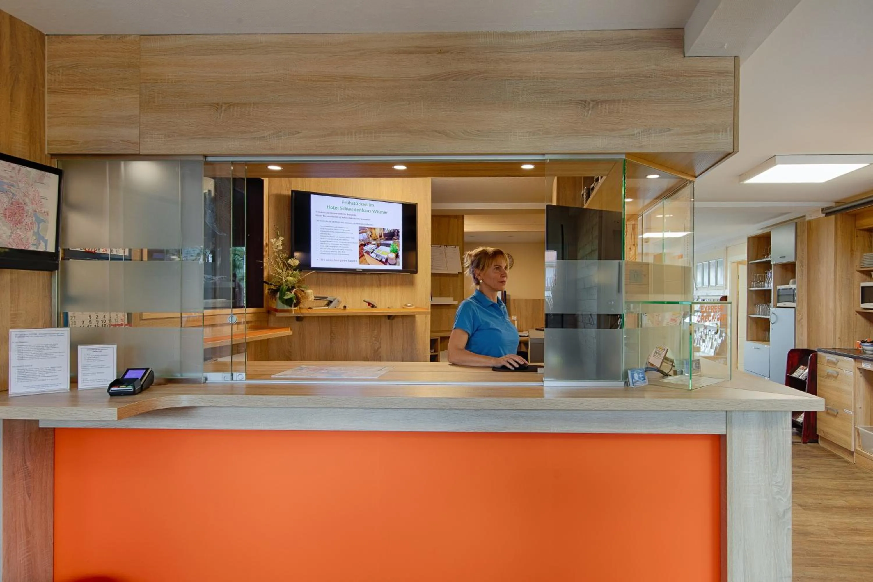 Lobby or reception in Hotel Schwedenhaus Wismar