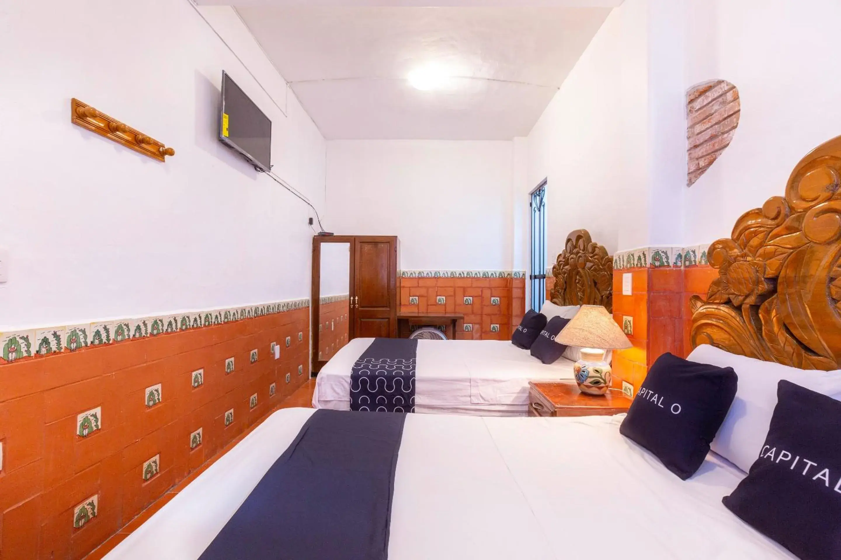 Bedroom, Bed in Capital O Posada La Casa De La Tia, Oaxaca Bedroom, Bed in Capital O Posada La Casa De La Tia, Oaxaca