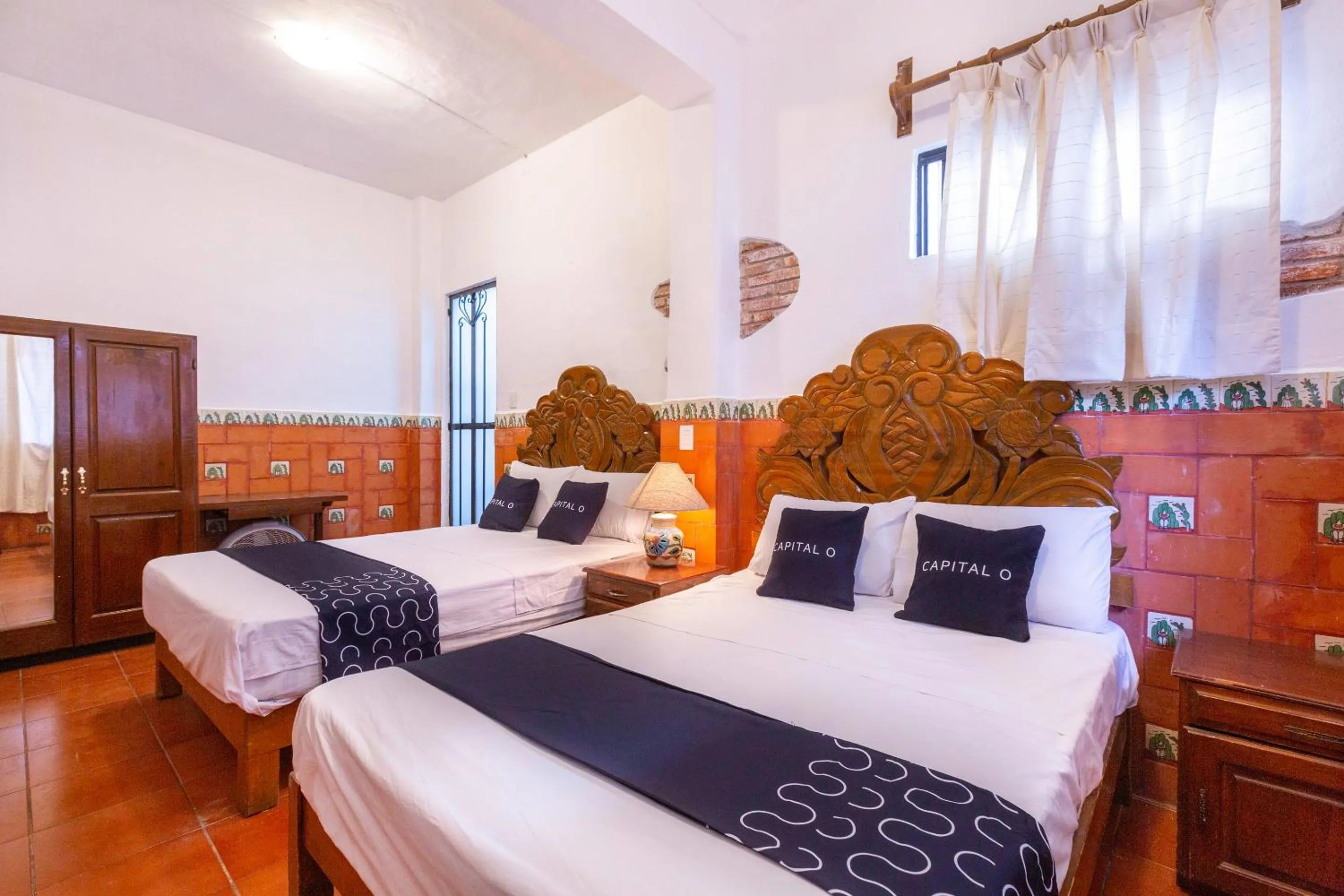 Bedroom, Bed in Capital O Posada La Casa De La Tia, Oaxaca