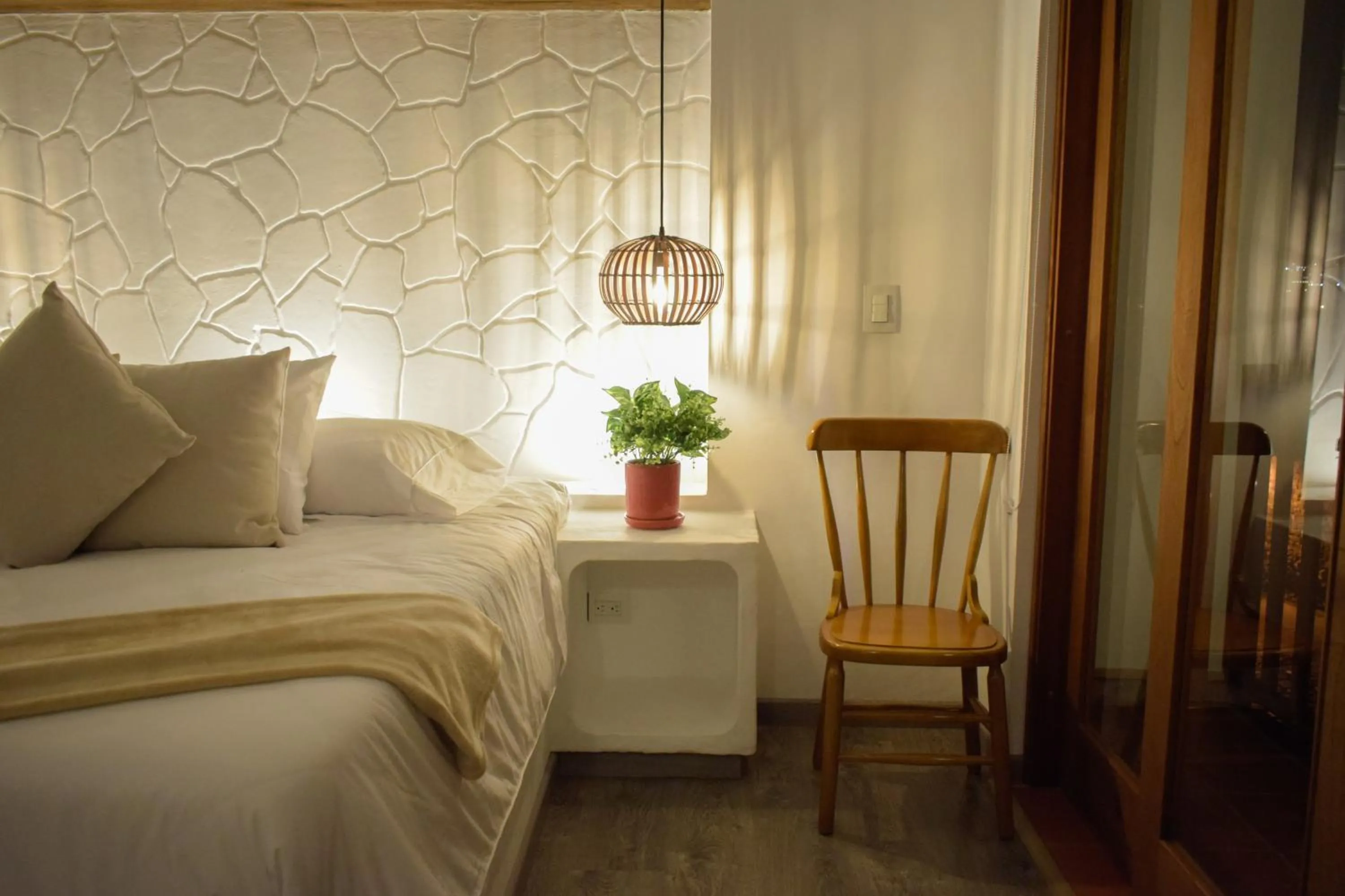 Bed in Hotel El Embrujo