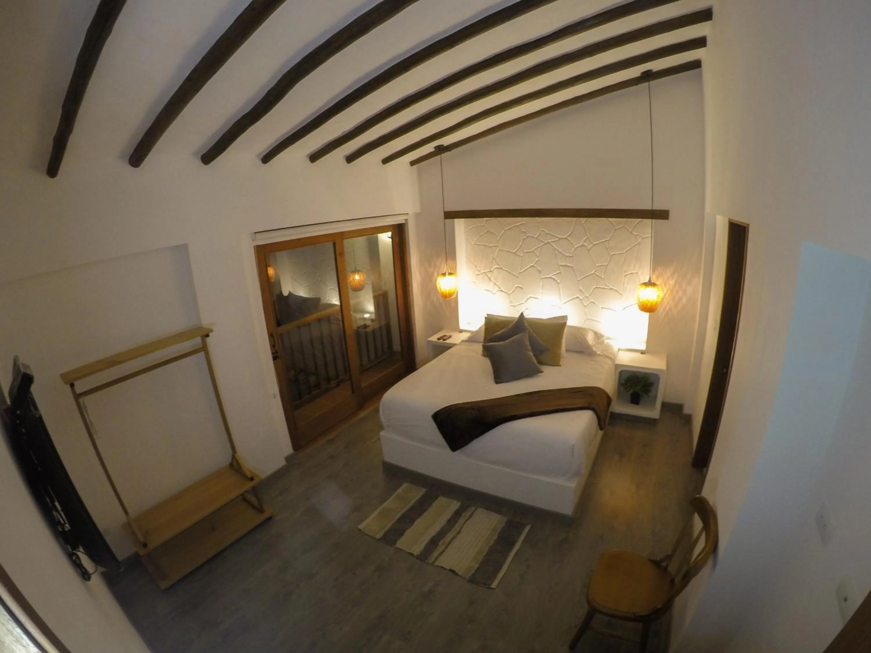 Bed in Hotel El Embrujo