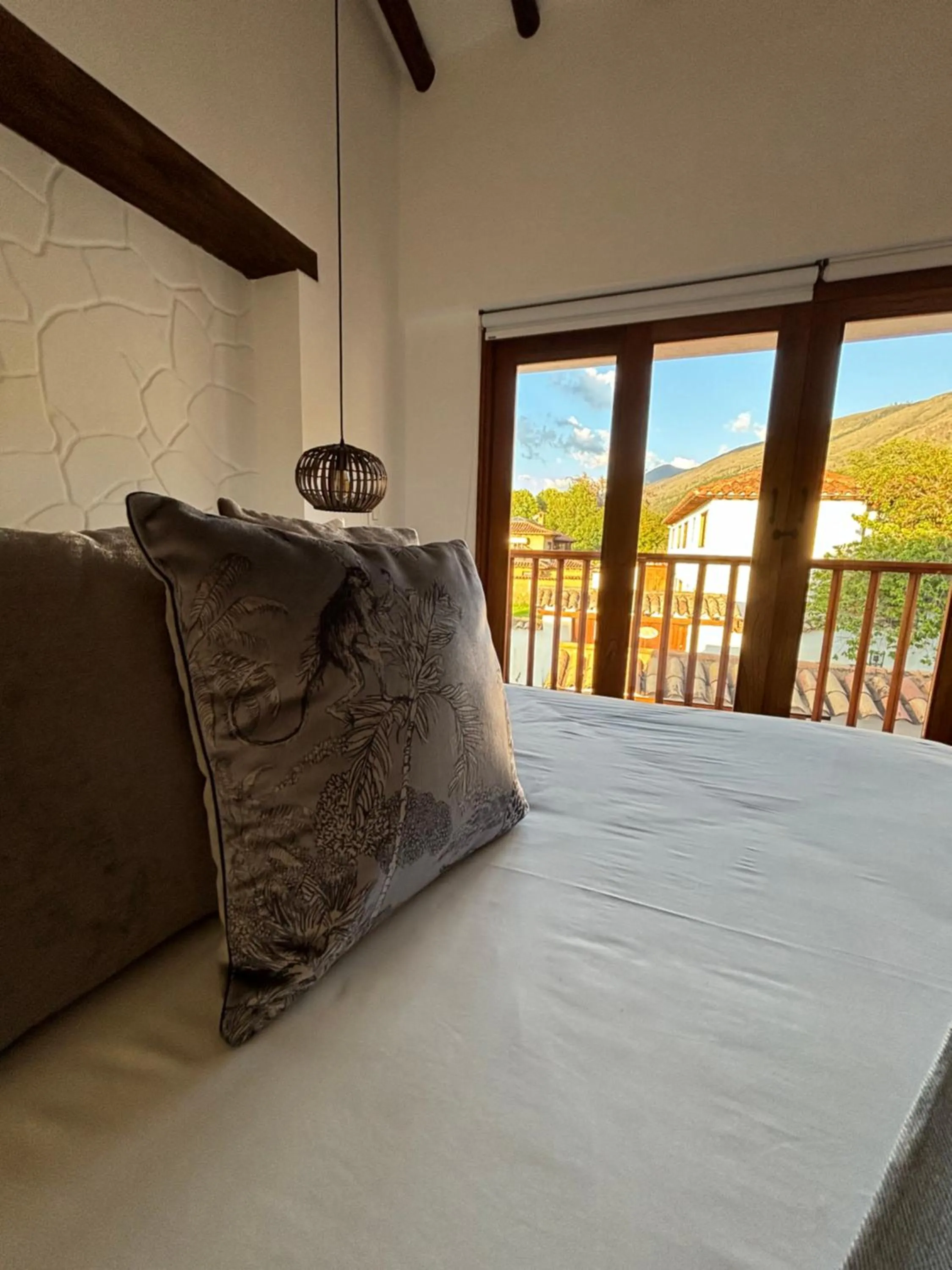 Bed in Hotel El Embrujo