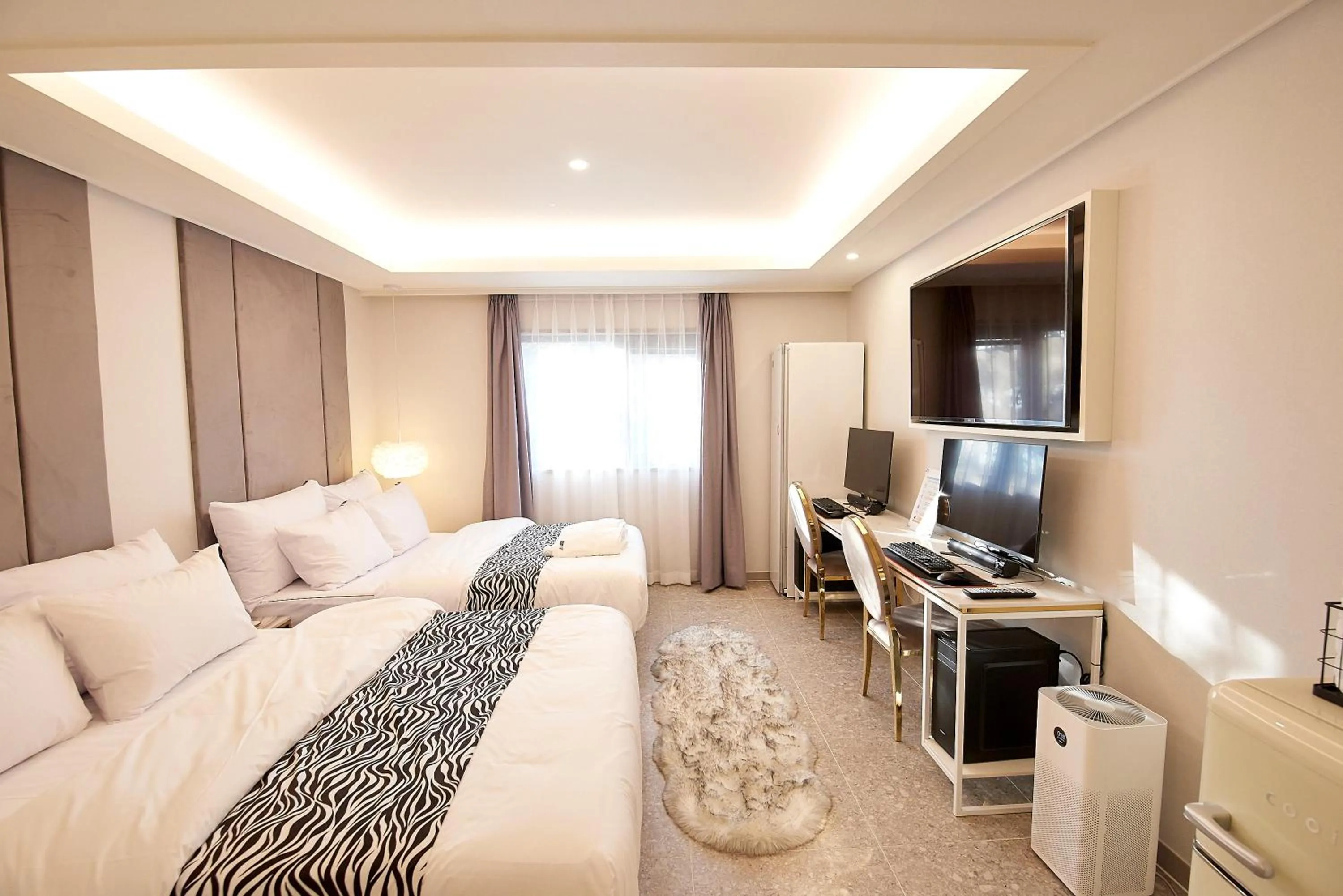 Bed in Denbasta Hotel