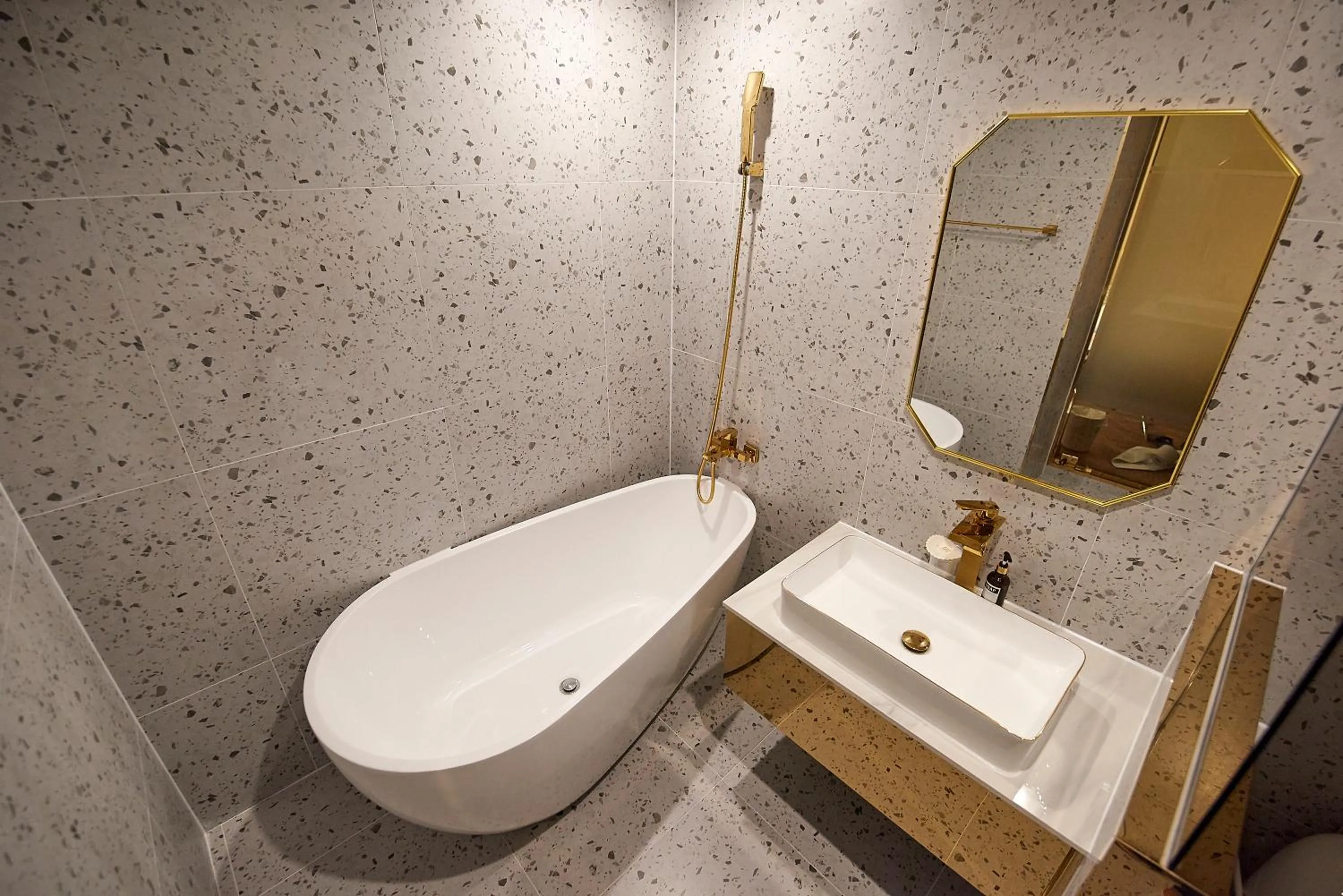 Bathroom in Denbasta Hotel