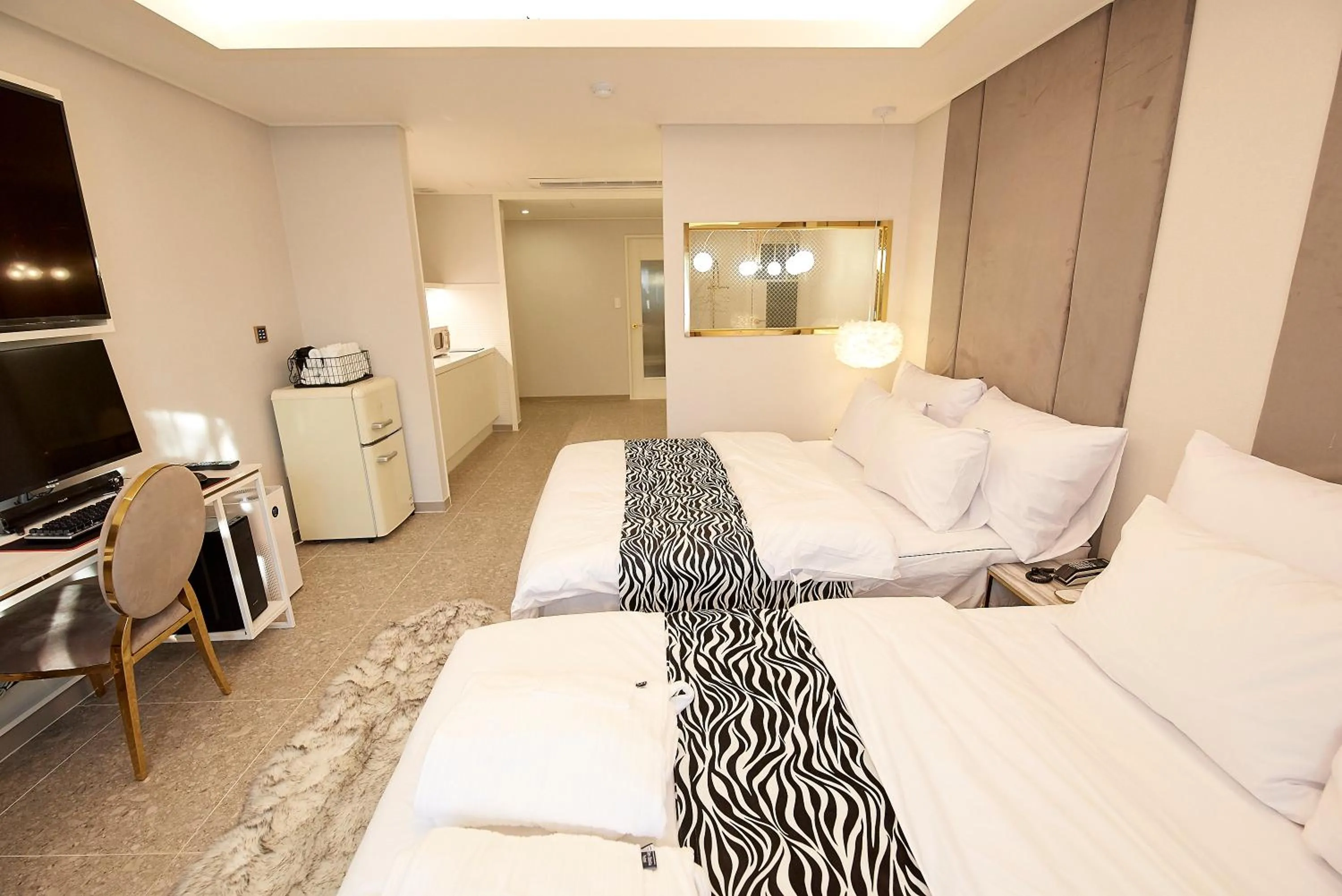 Bed in Denbasta Hotel
