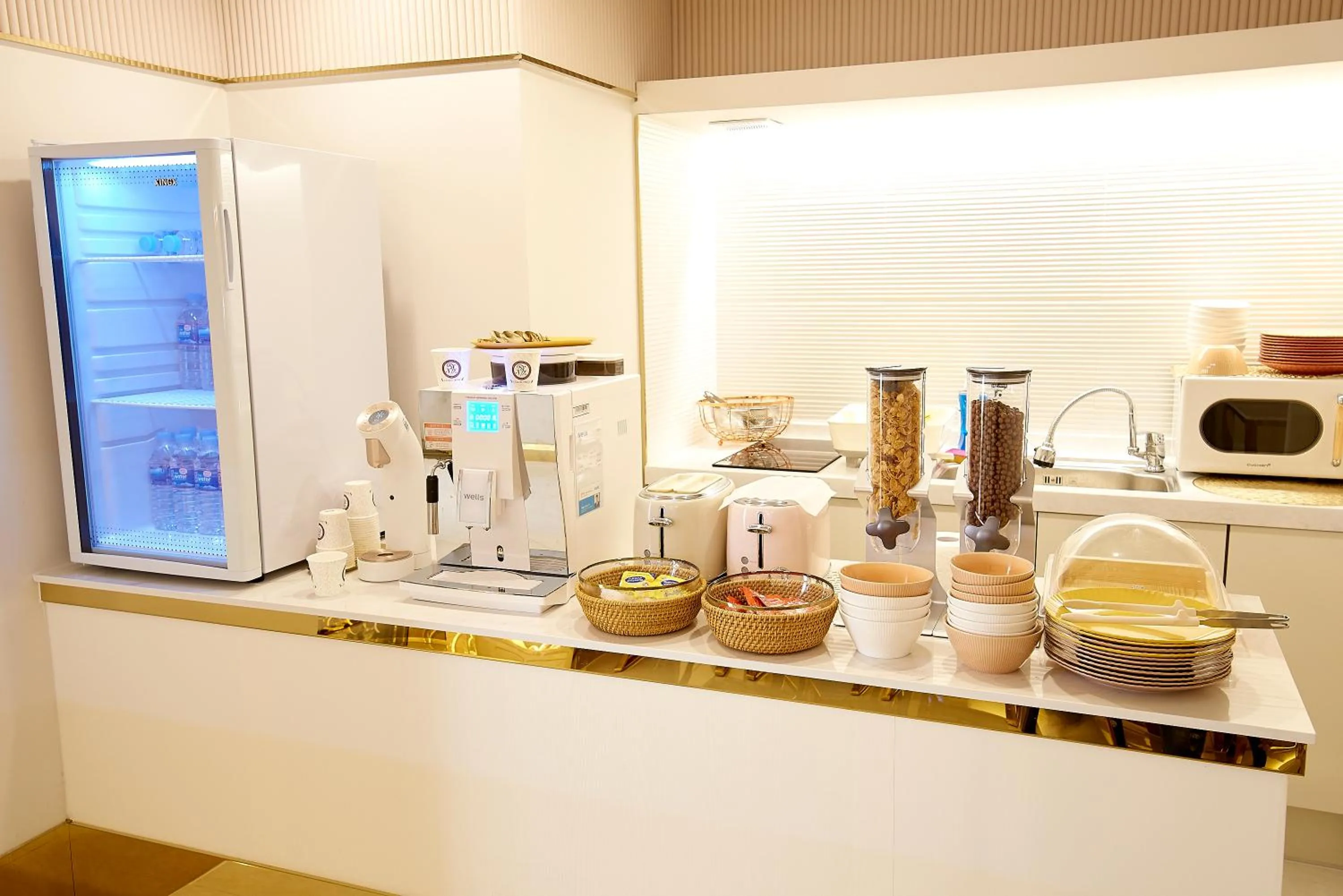 Buffet breakfast in Denbasta Hotel