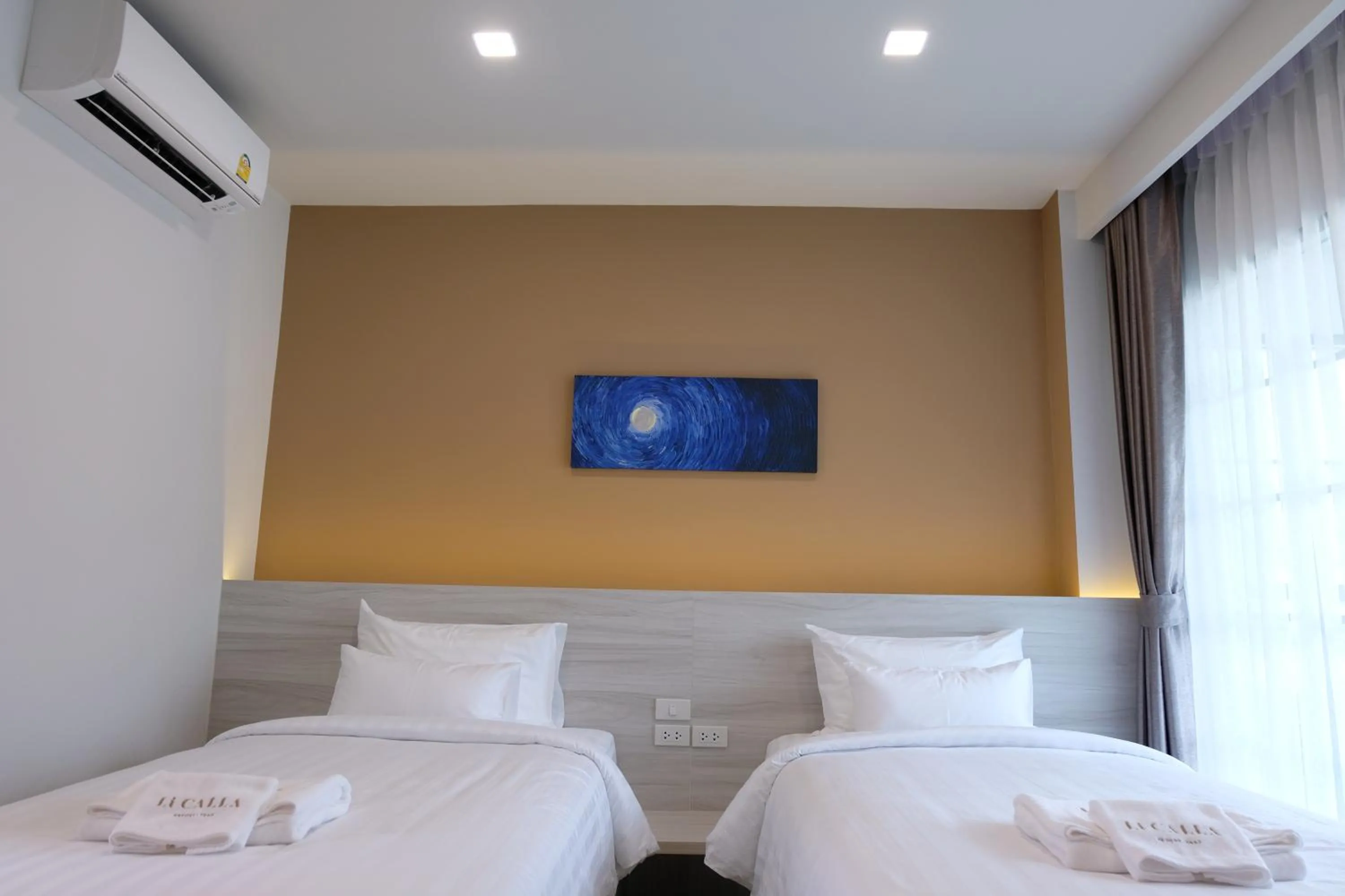 Bed in Li CALLA Resort Trat