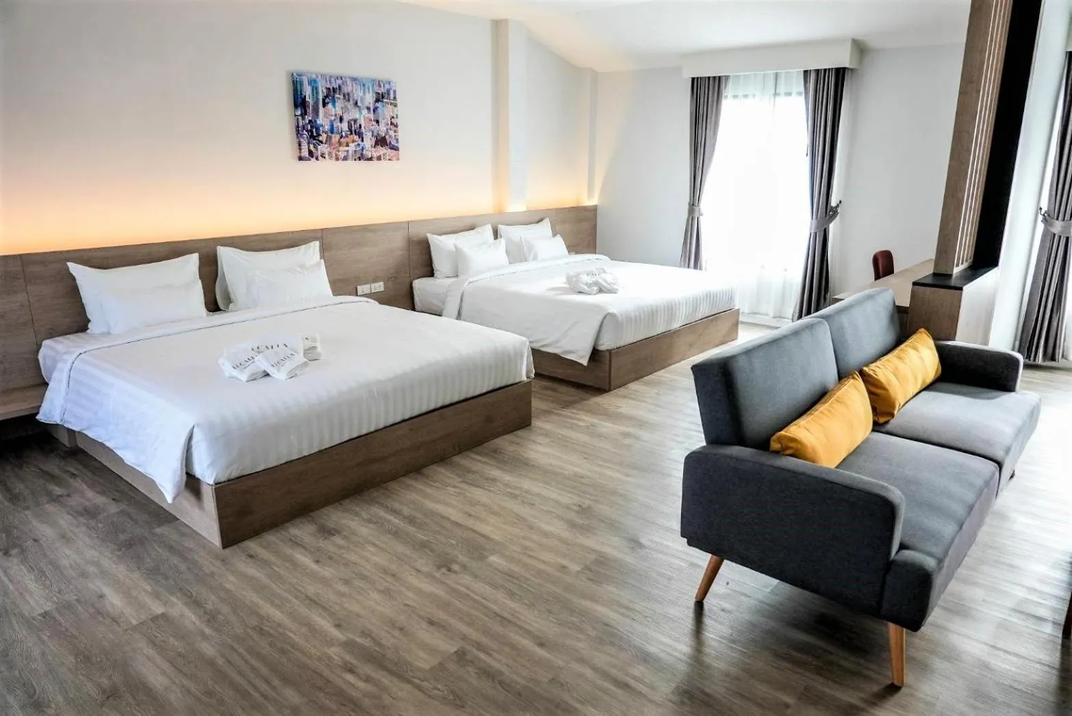 Bed in Li CALLA Resort Trat