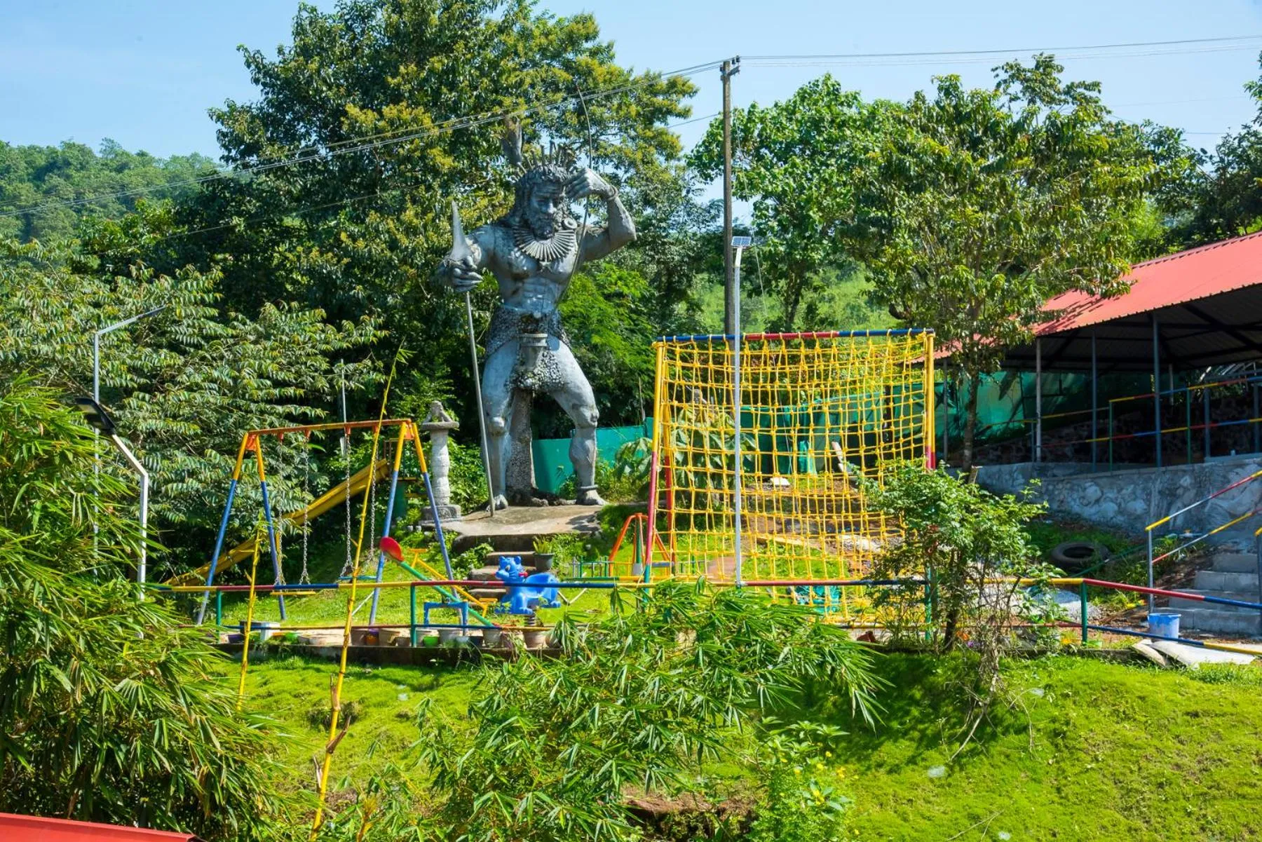 Children play ground in CHILLAX Resorts Palakkayam THATTU