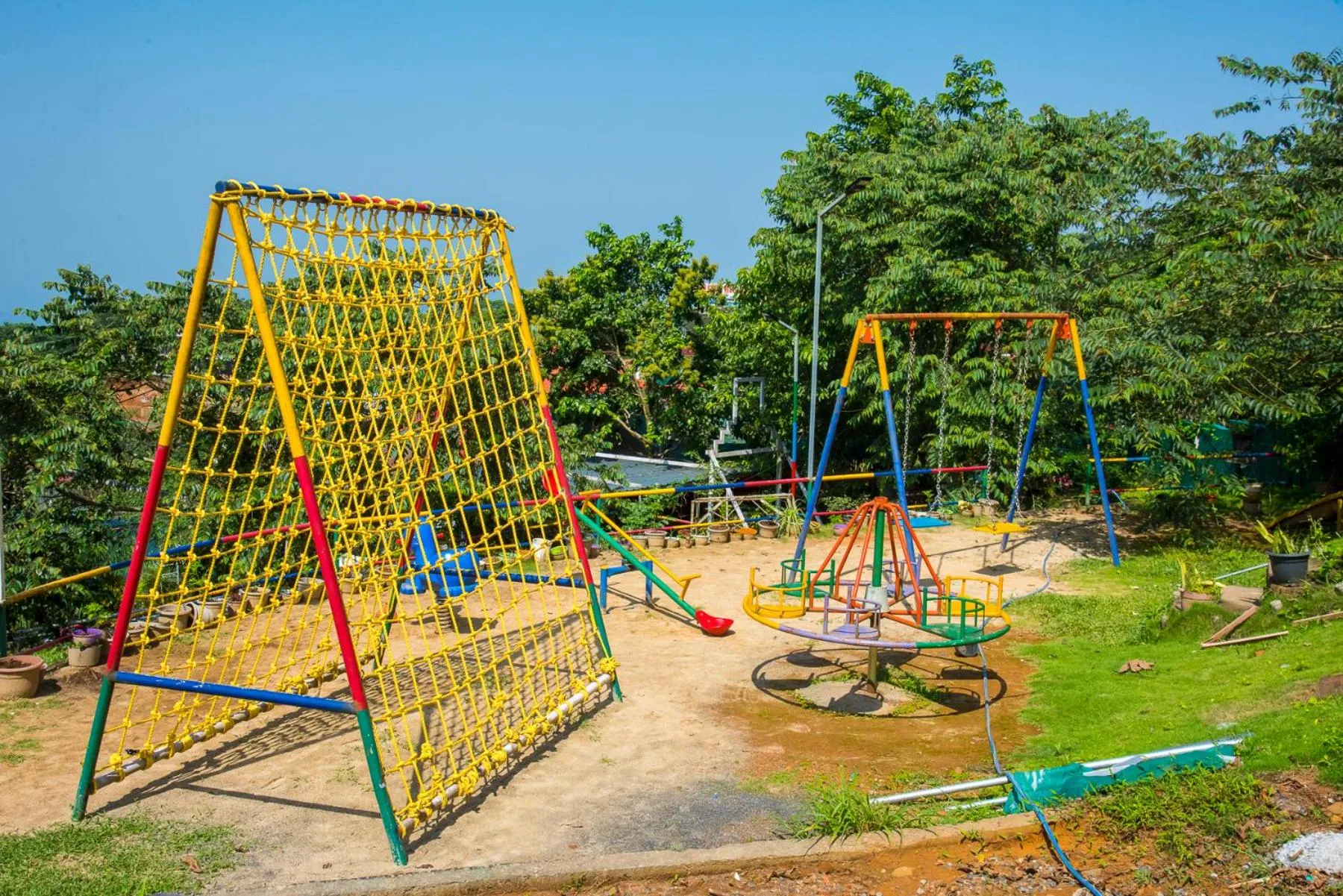 Children play ground in CHILLAX Resorts Palakkayam THATTU