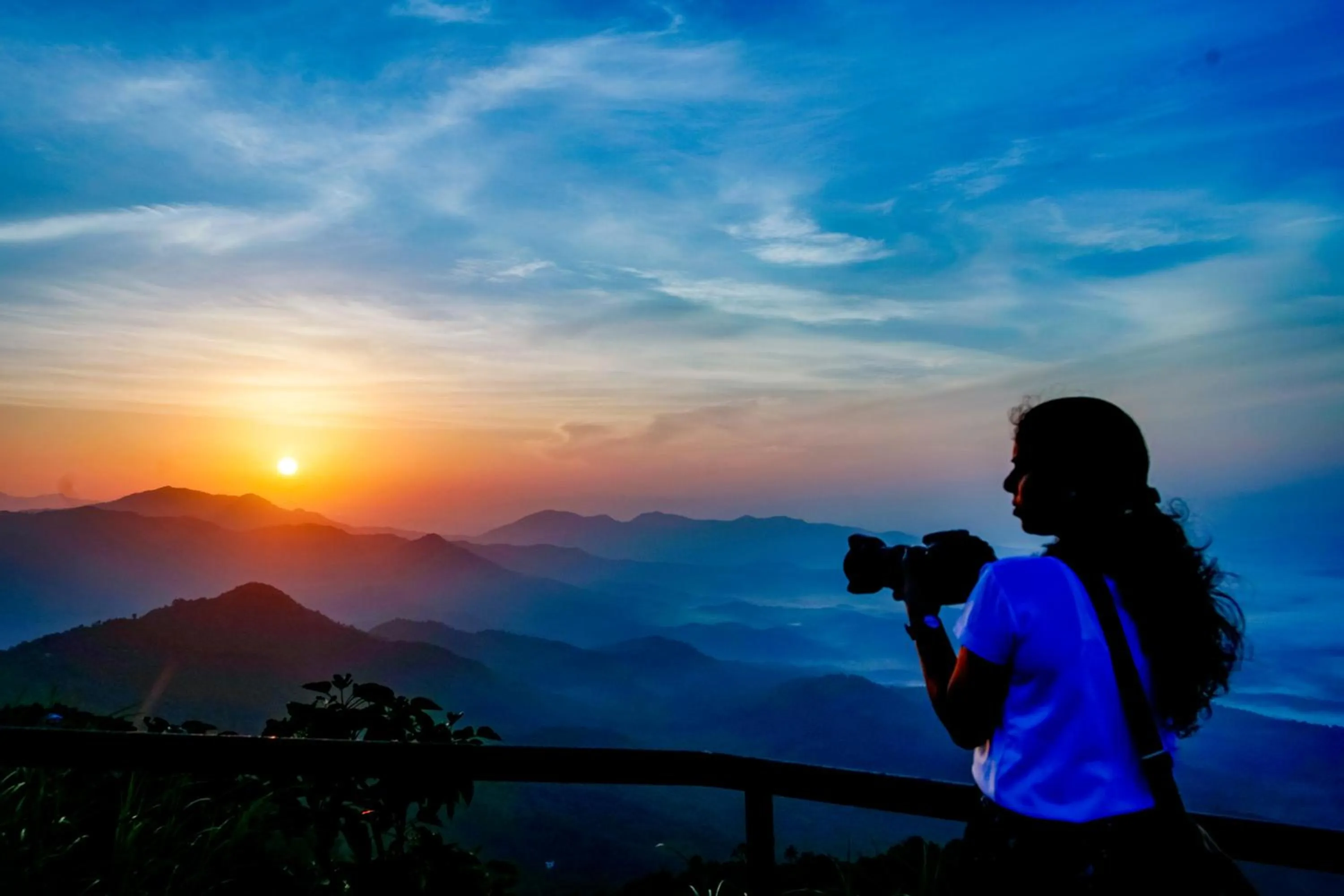 Sunset in CHILLAX Resorts Palakkayam THATTU
