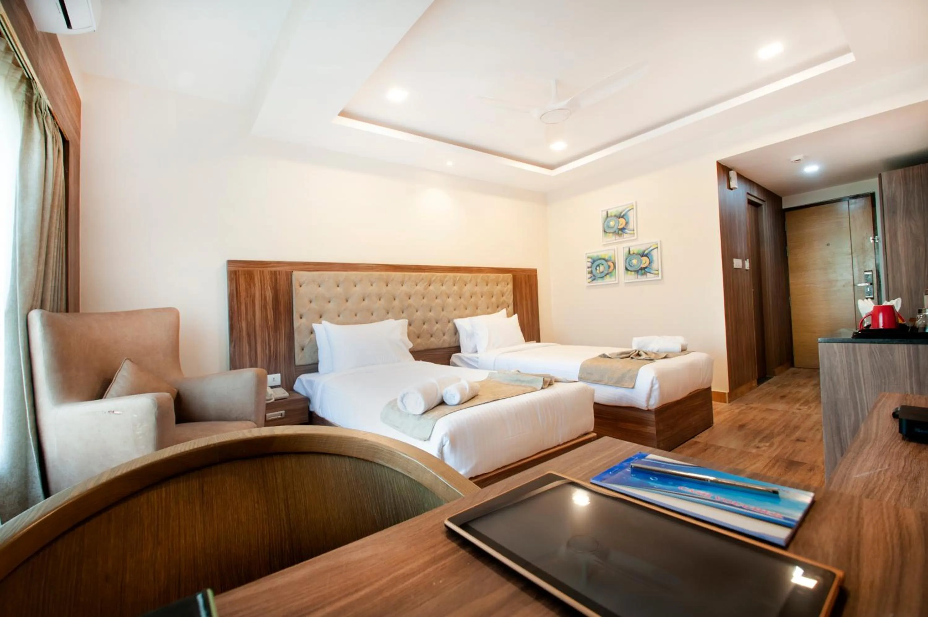 Bed in ABM Boutique Hotel