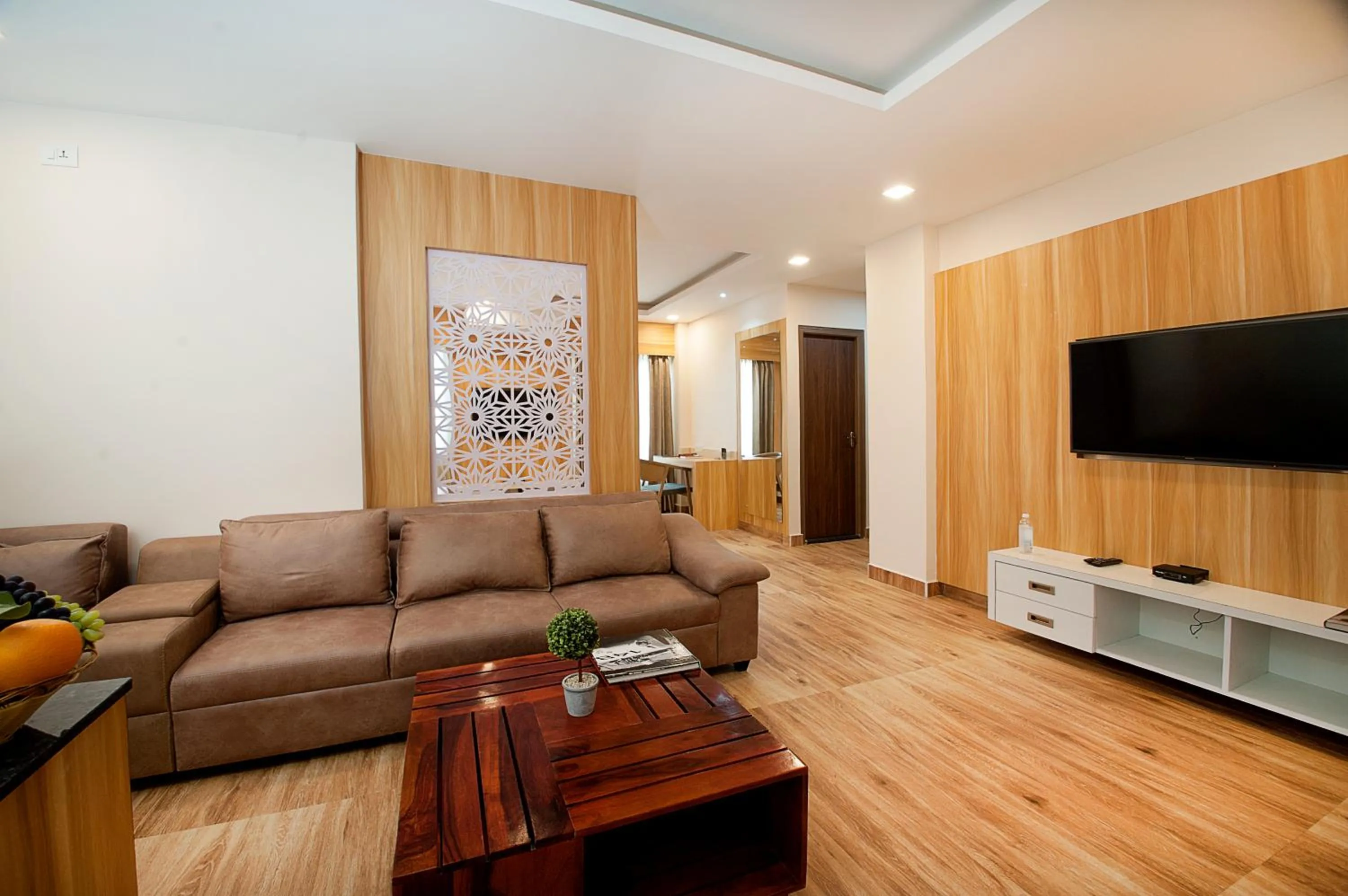 Seating area in ABM Boutique Hotel