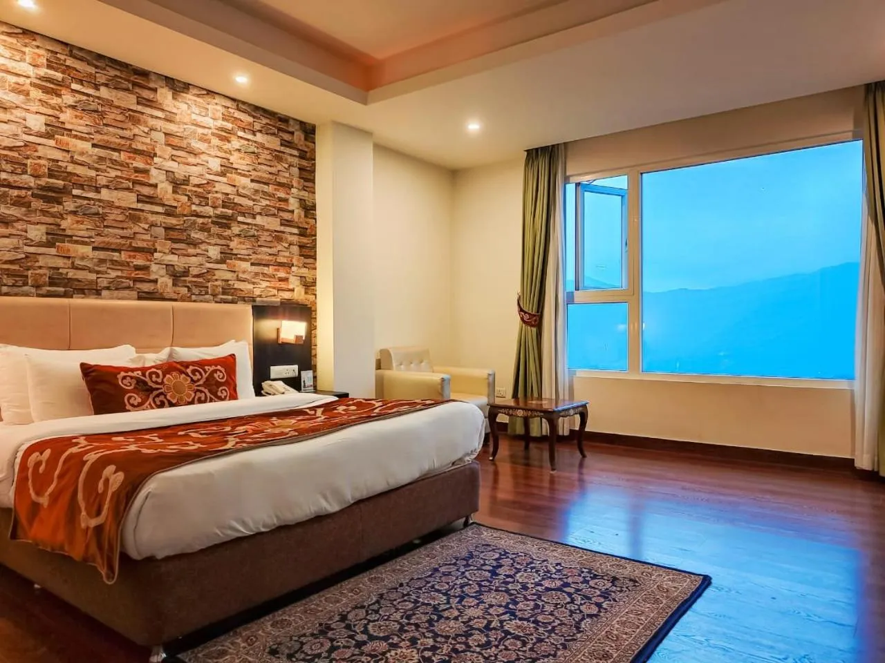 Mountain view, Bed in The Fern Denzong Hotel & Spa Gangtok, Sikkim