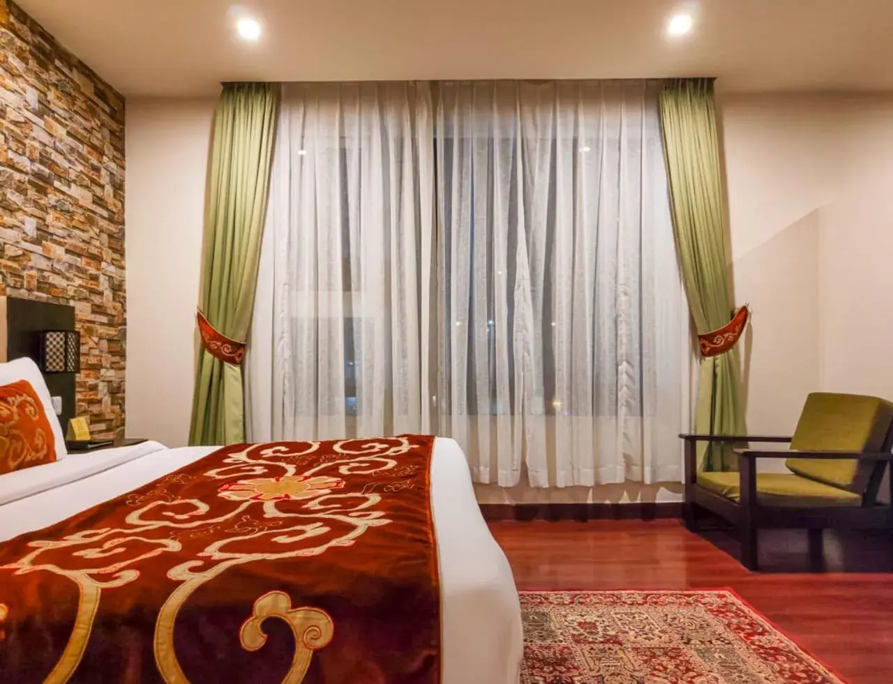 Bedroom, Bed in The Fern Denzong Hotel & Spa Gangtok, Sikkim Bedroom, Bed in The Fern Denzong Hotel & Spa Gangtok, Sikkim