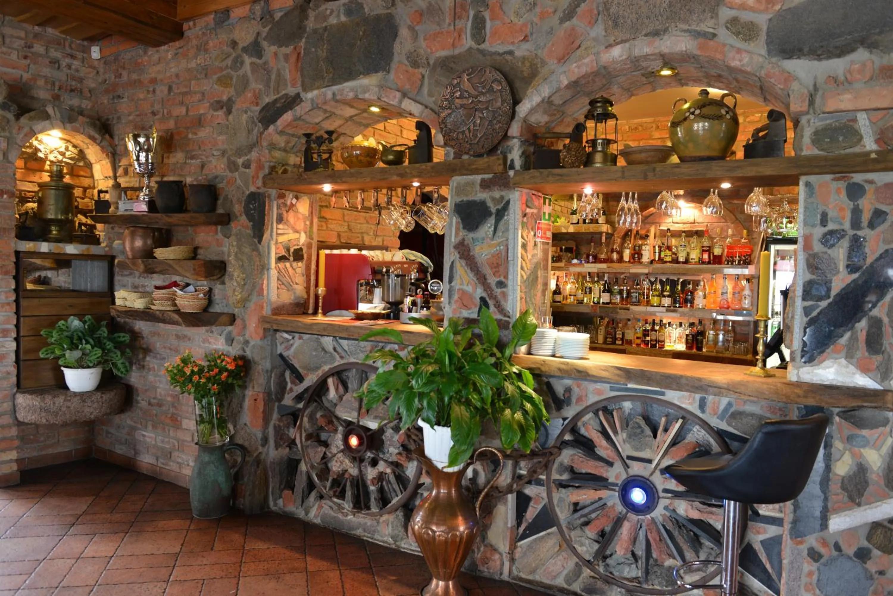 Lounge or bar in Meškių dvarkiemis