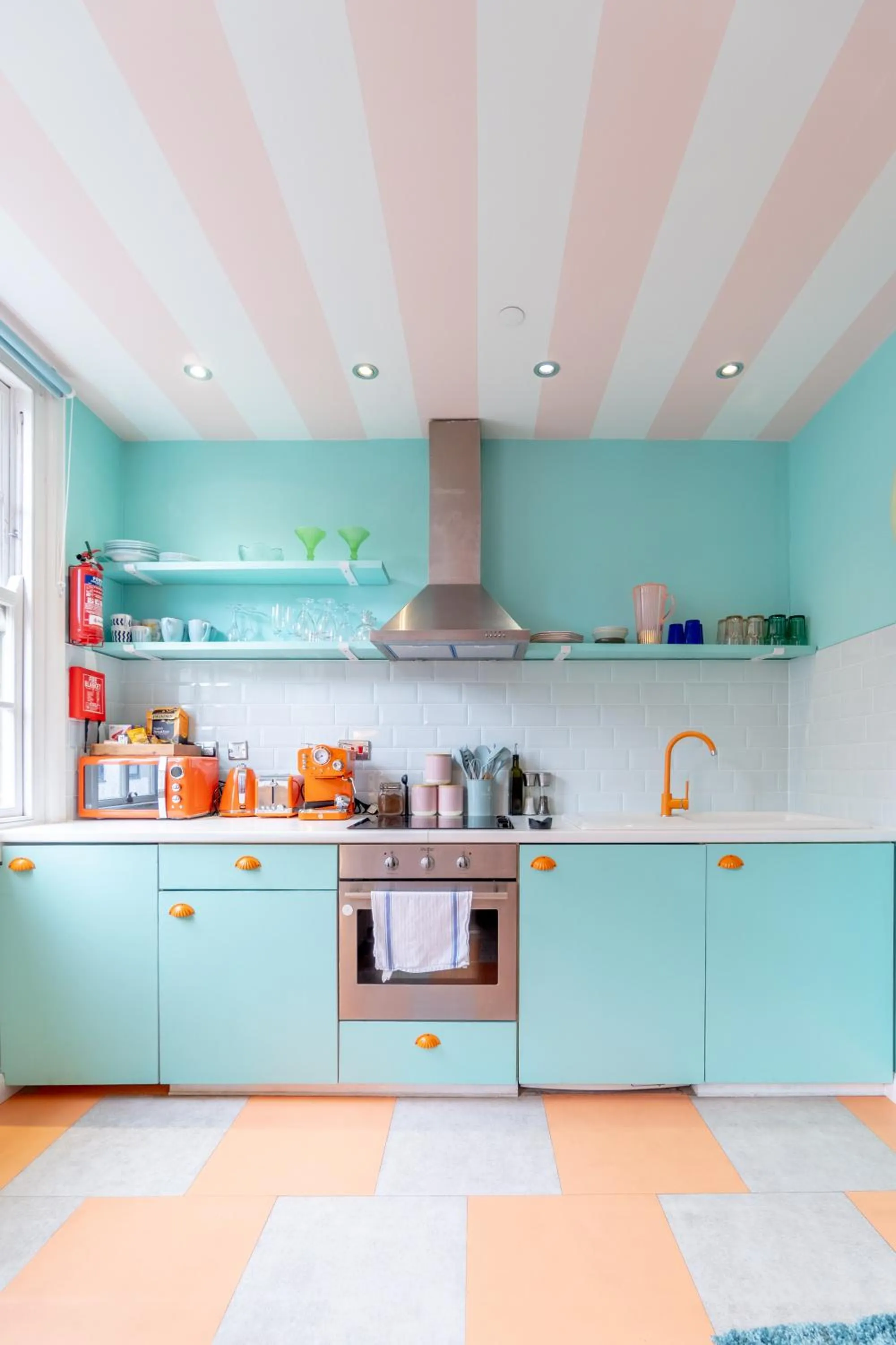 kitchen in The Courtyard Suite by Margate Suites