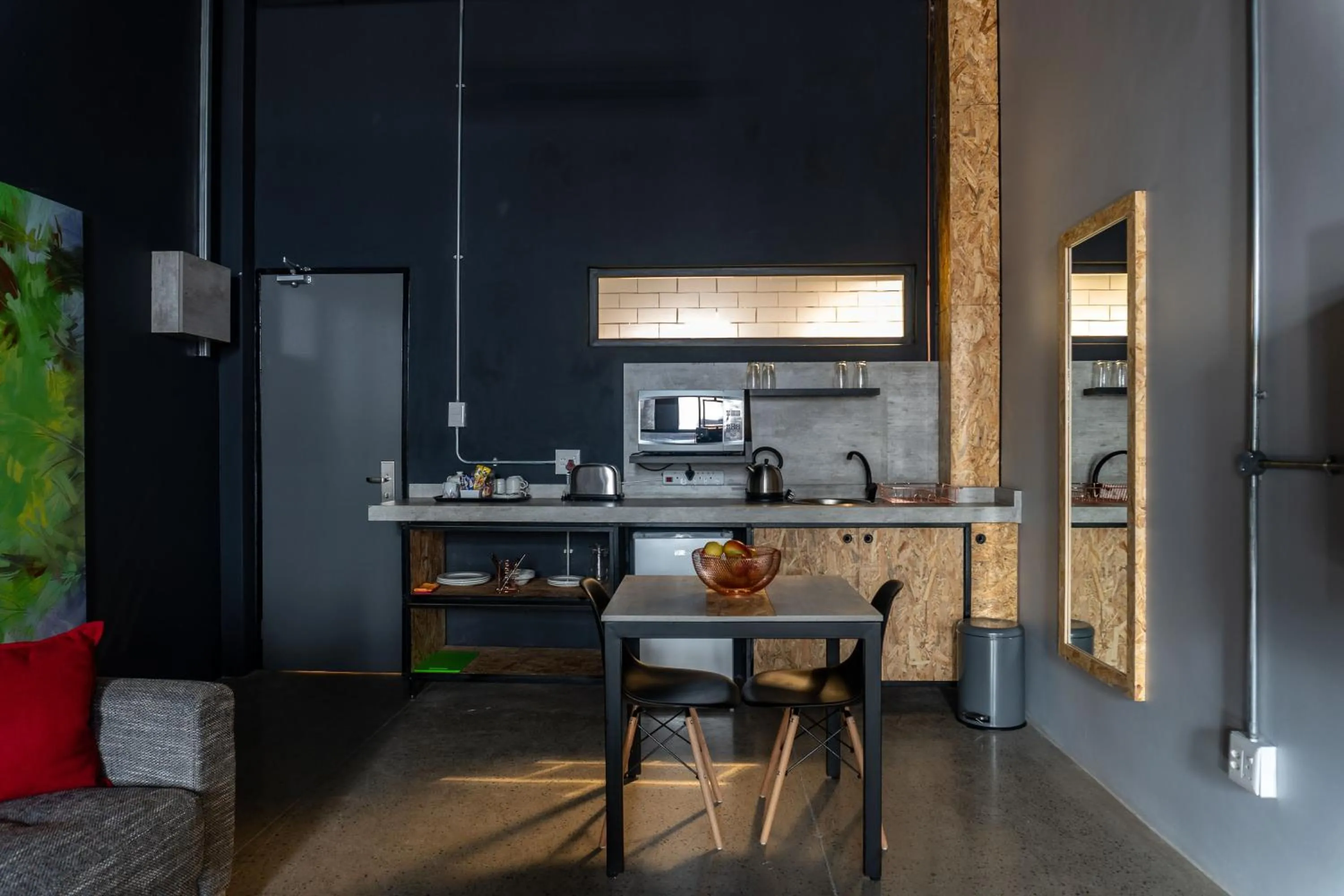 Kitchen or kitchenette in Lilian Lofts Hotel & Spa