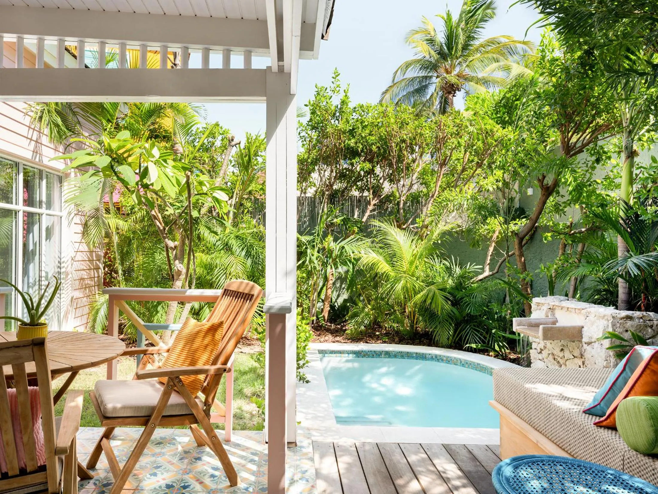 Garden in Boardwalk Boutique Hotel Aruba - Adults Only