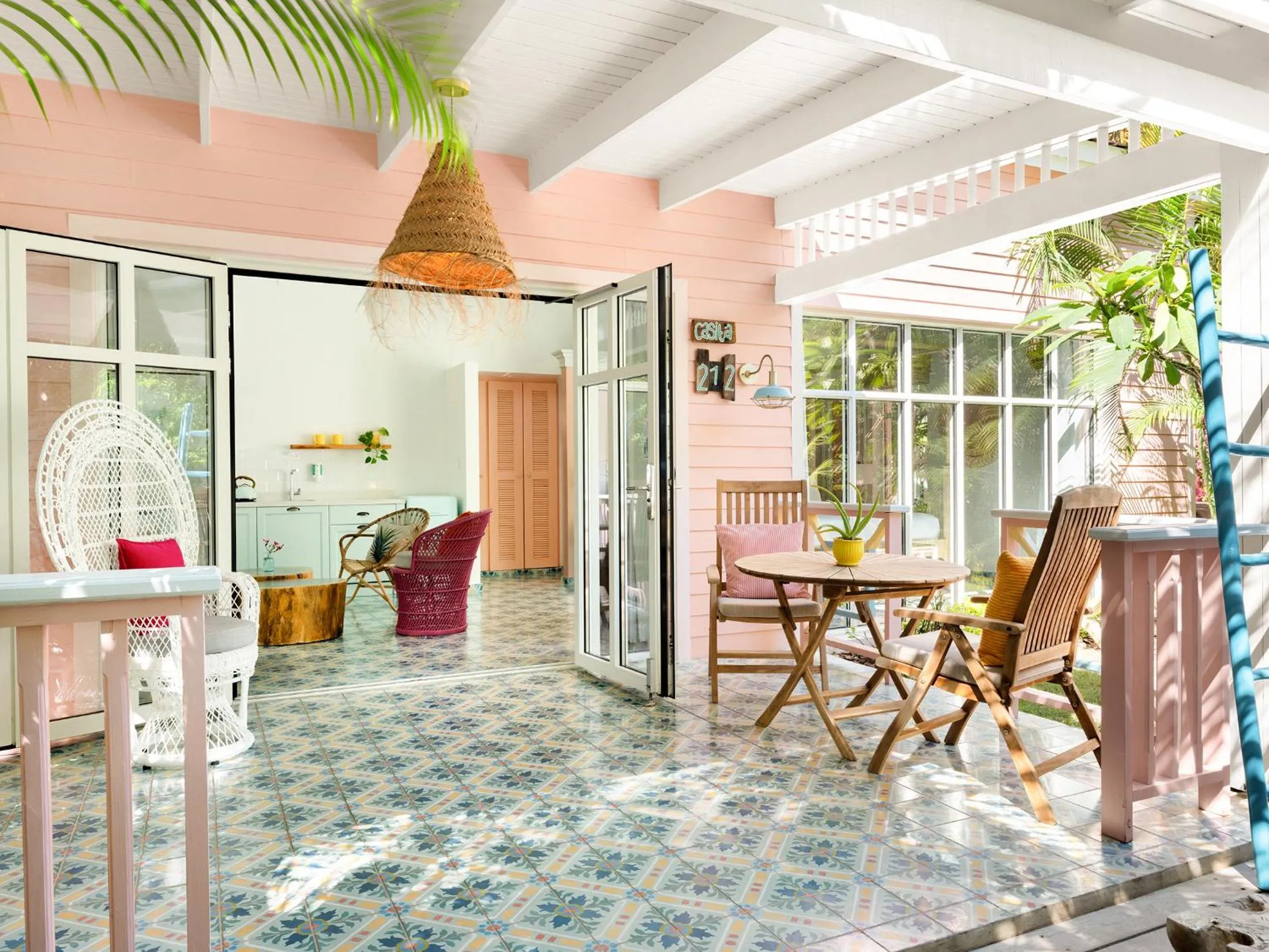 Balcony/Terrace in Boardwalk Boutique Hotel Aruba - Adults Only