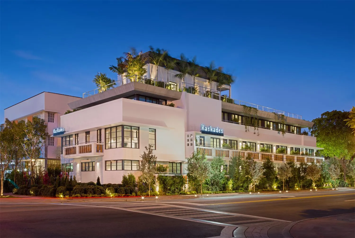 Property building in Kaskades Hotel South Beach
